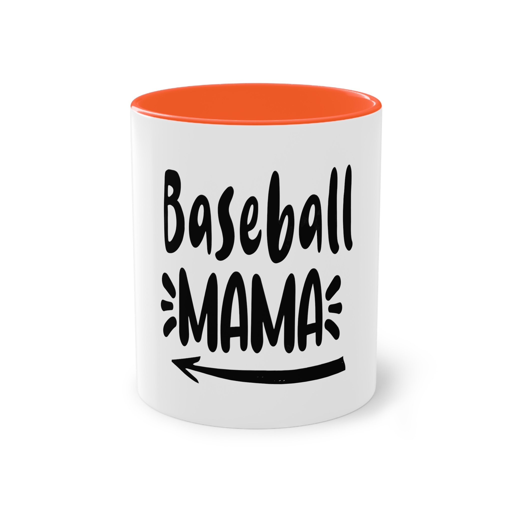 Baseball Mama 1 Two Tone Coffee Mug 11oz - Image 13