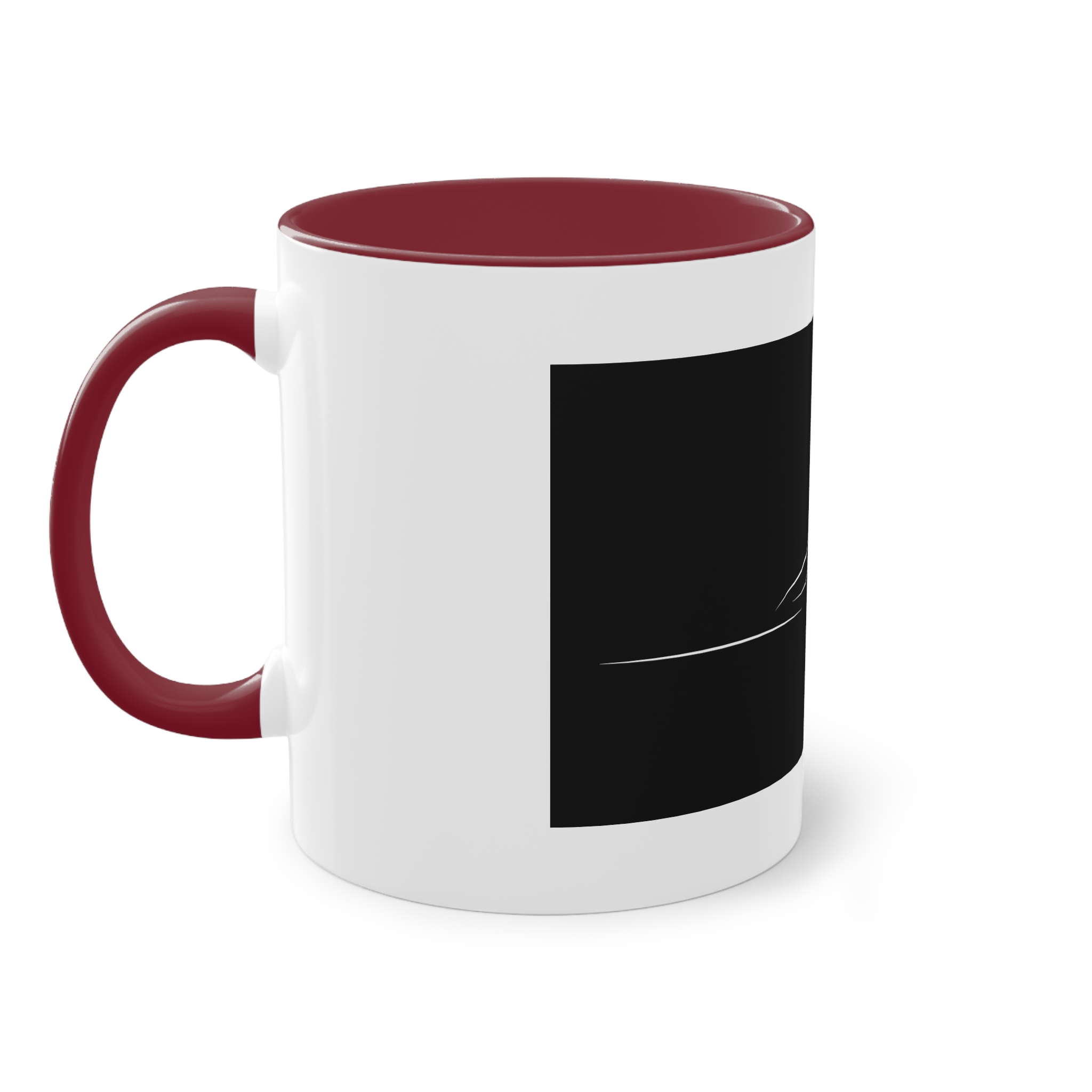 Alines Black Censor Two Tone Coffee Mug 11oz - Image 7