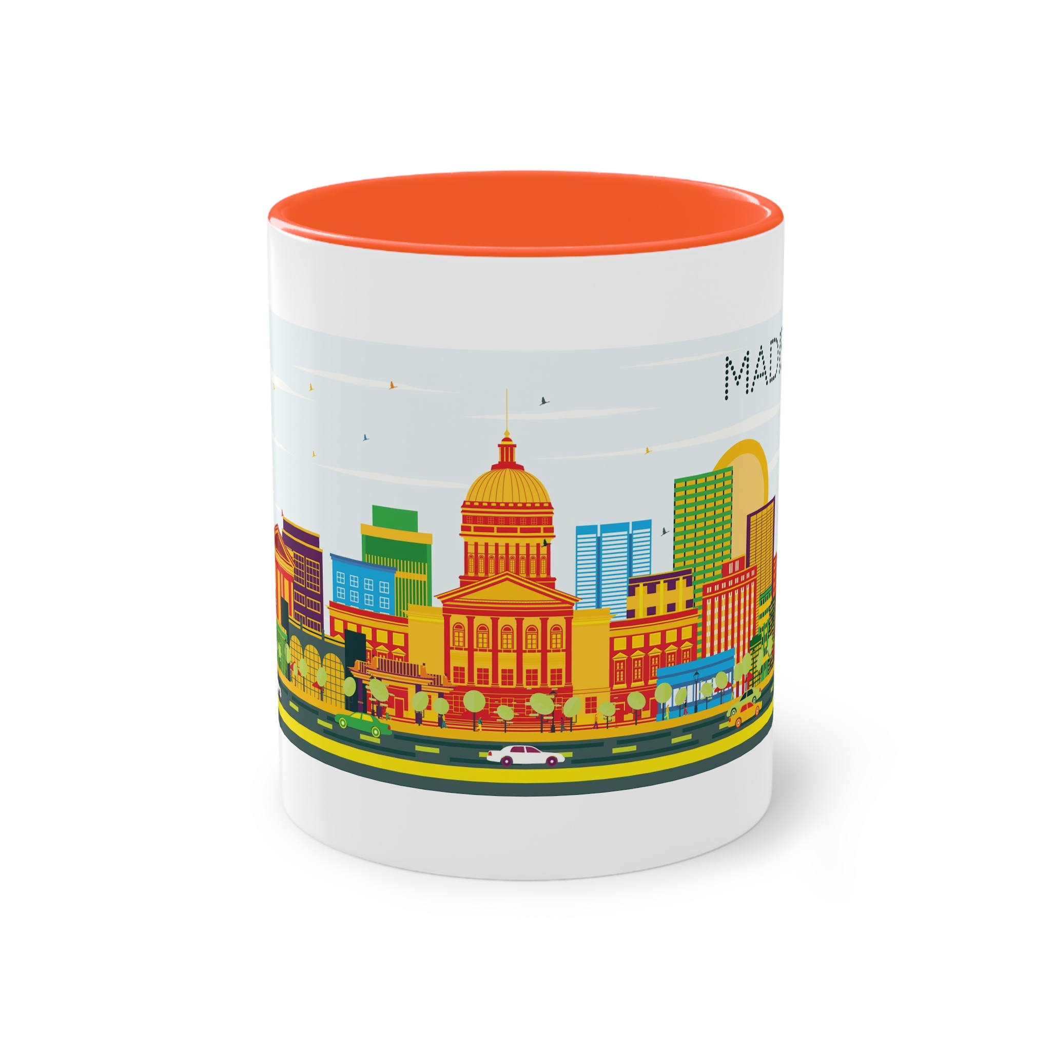 Madison Color Two Tone Coffee Mug 11oz - Image 13