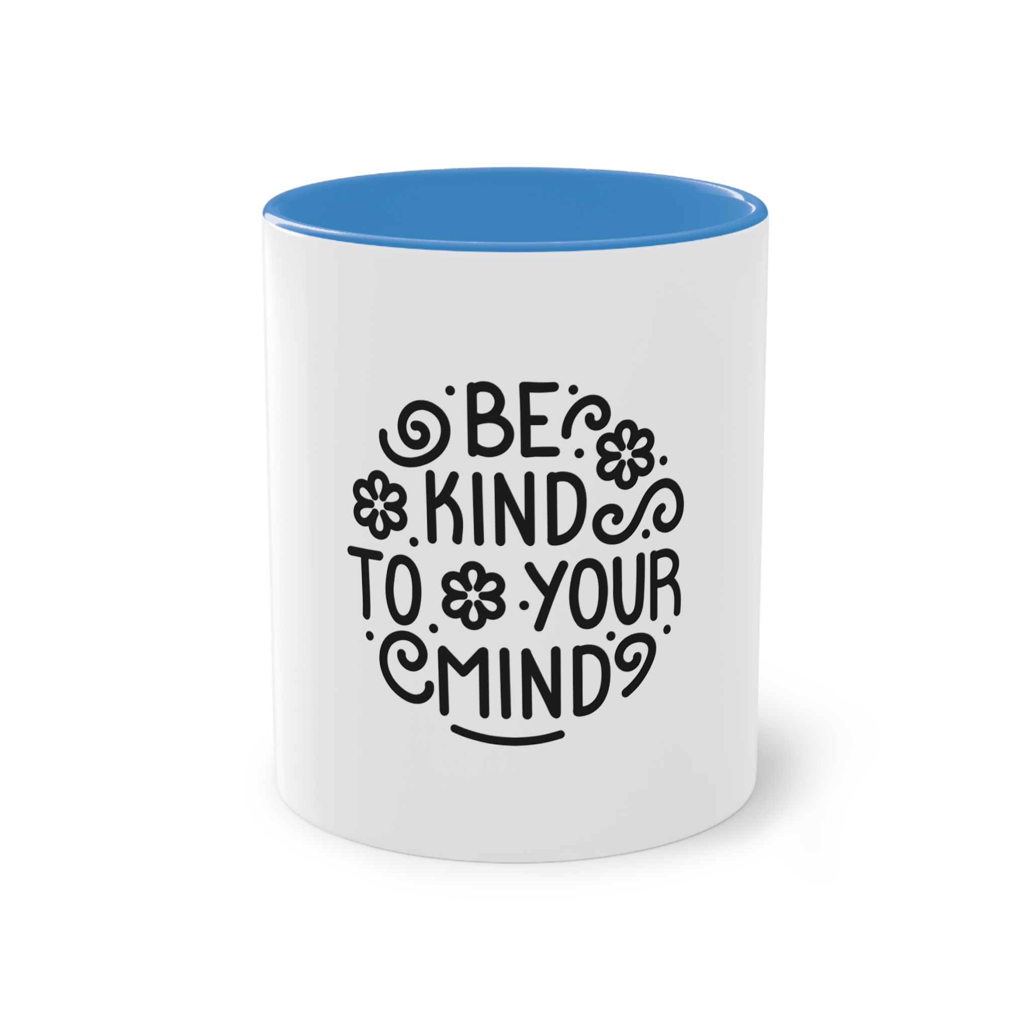 Be Kind To You Mind Two Tone Coffee Mug 11oz - Image 33