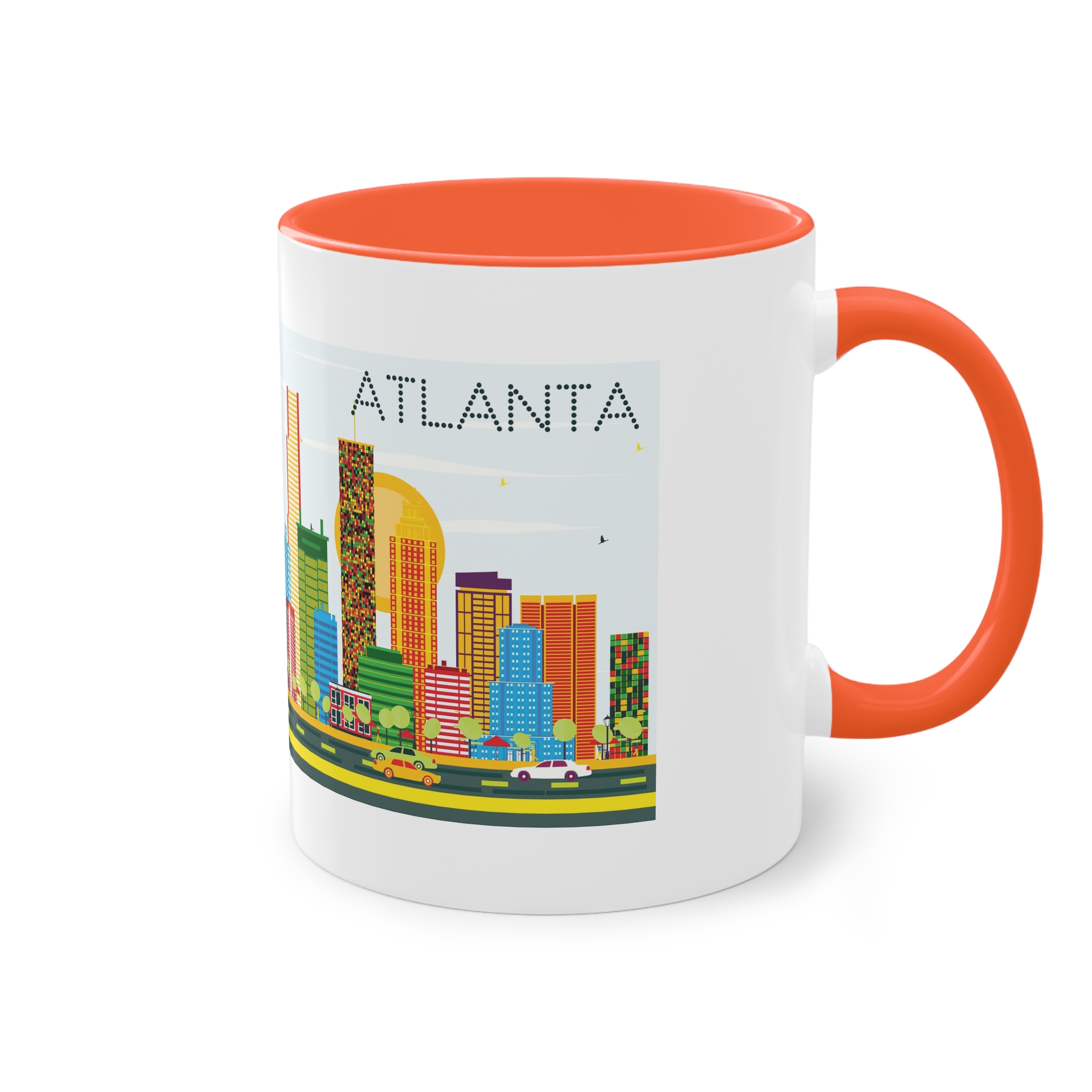 Atlanta Color Two Tone Coffee Mug 11oz - Image 16