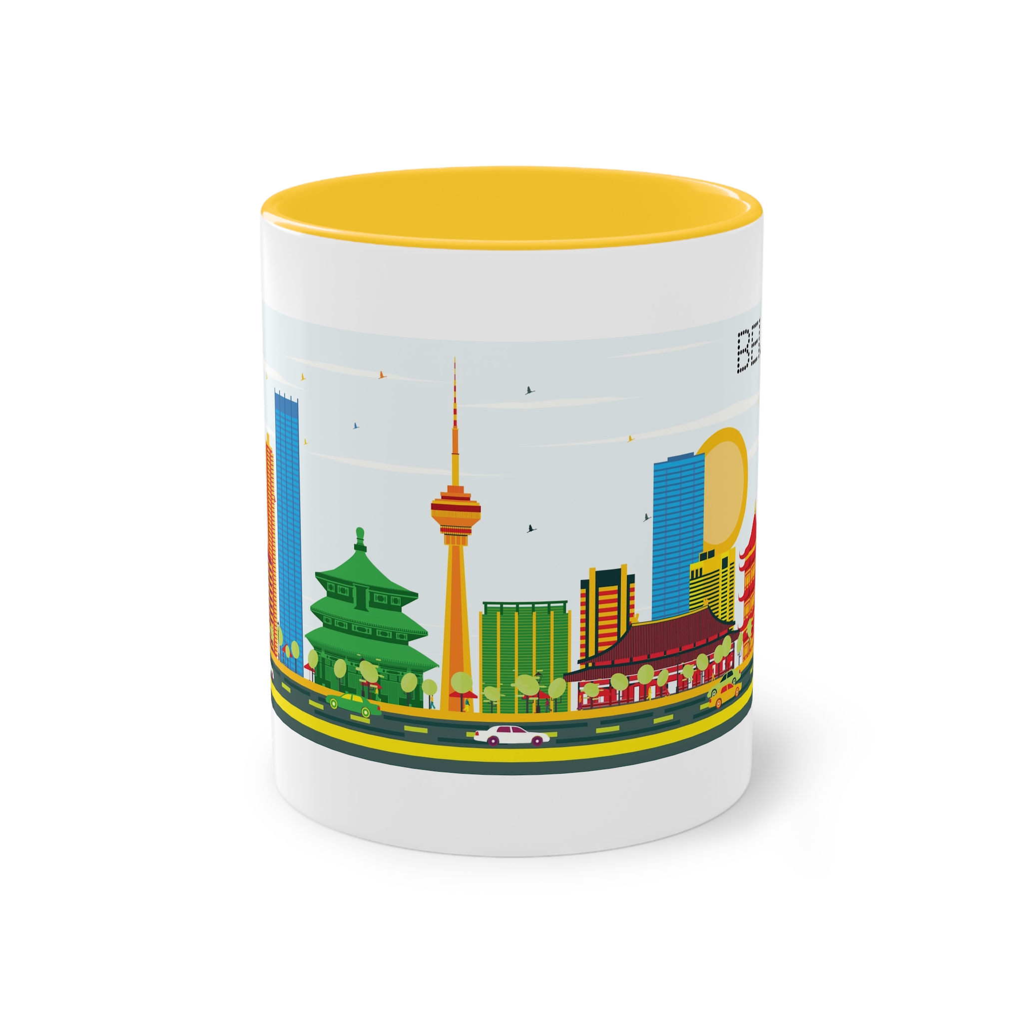Beijing Color Two Tone Coffee Mug 11oz - Image 17