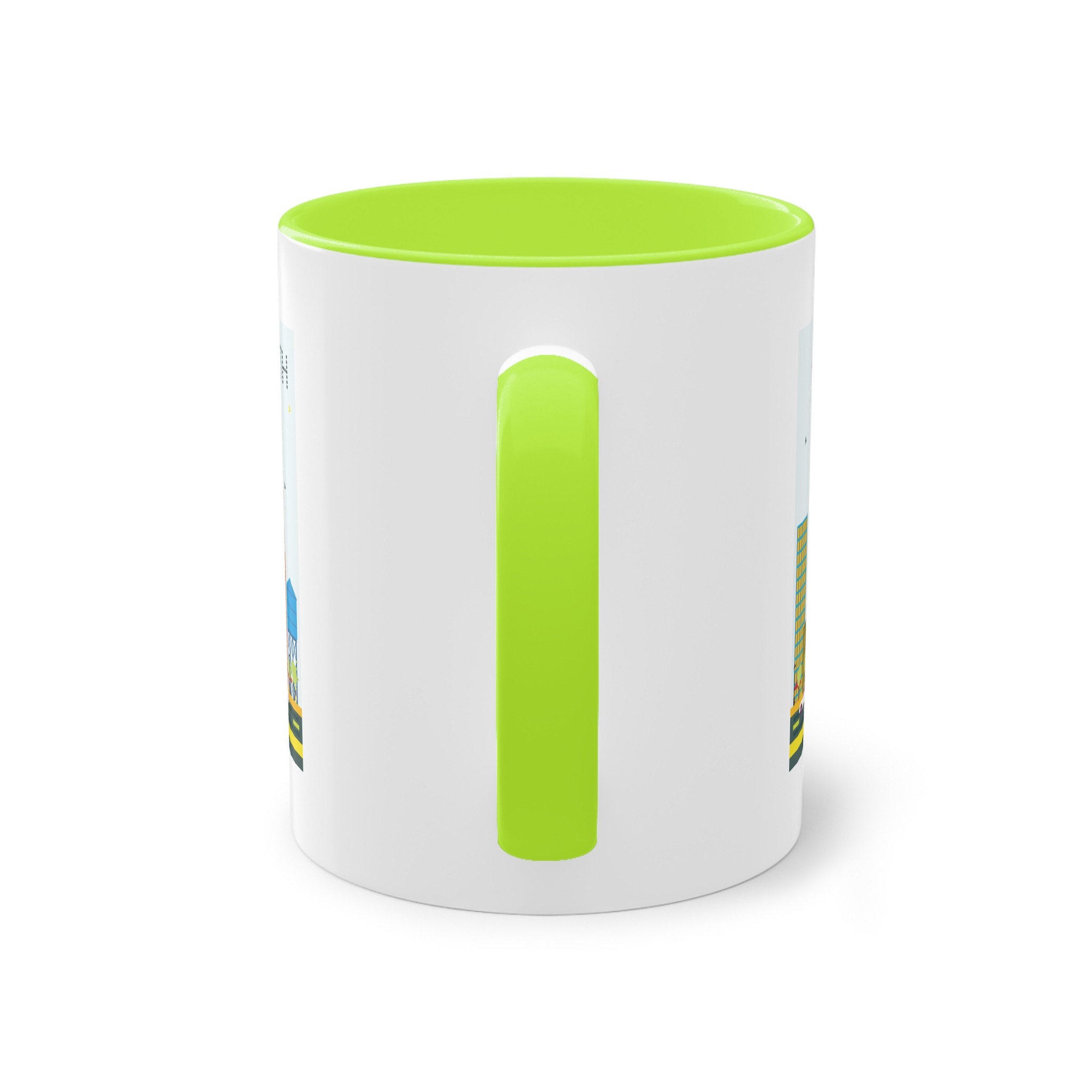 Fort Worth Color Two Tone Coffee Mug 11oz - Image 26