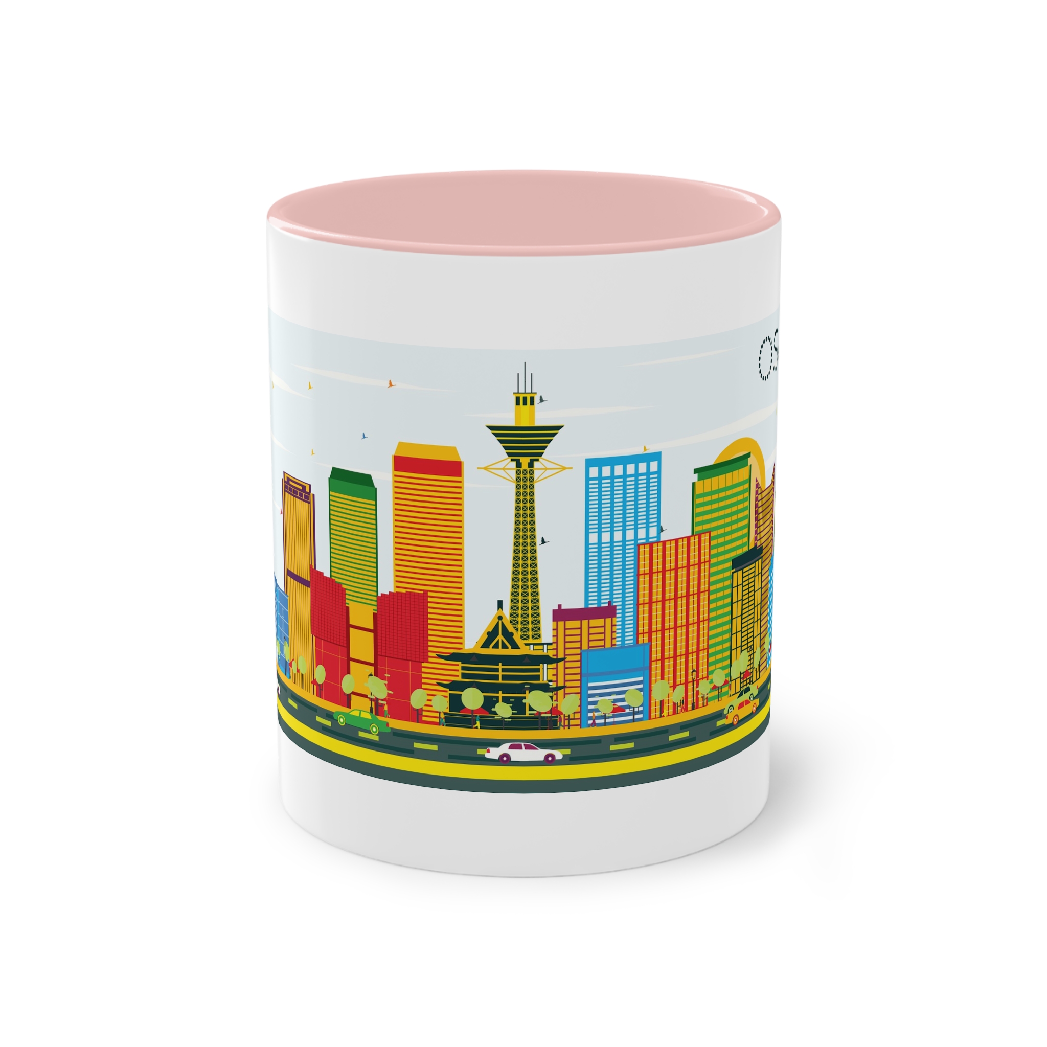 Osaka Color Two Tone Coffee Mug 11oz - Image 45