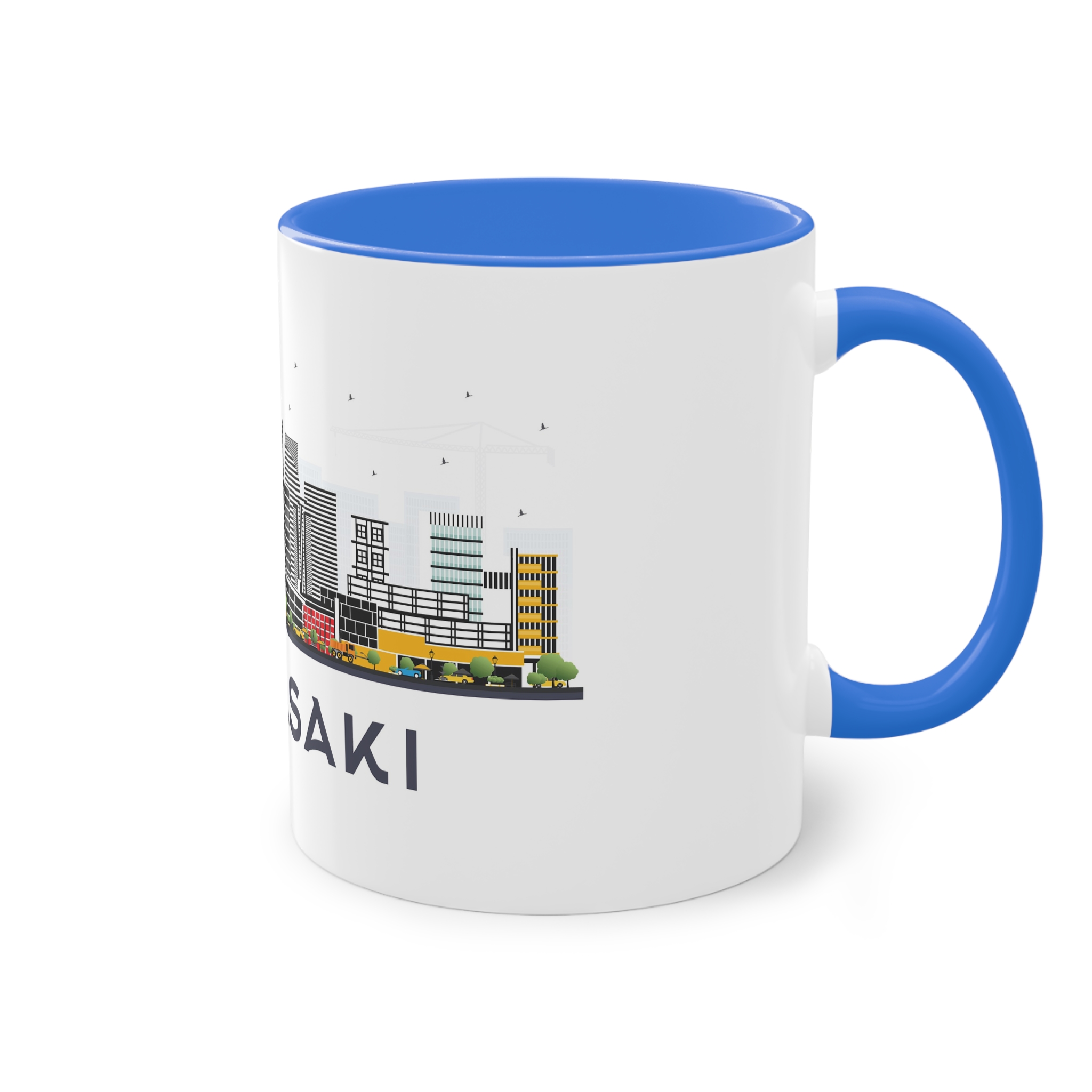 Kawasaki Isolated Two Tone Coffee Mug 11oz - Image 40