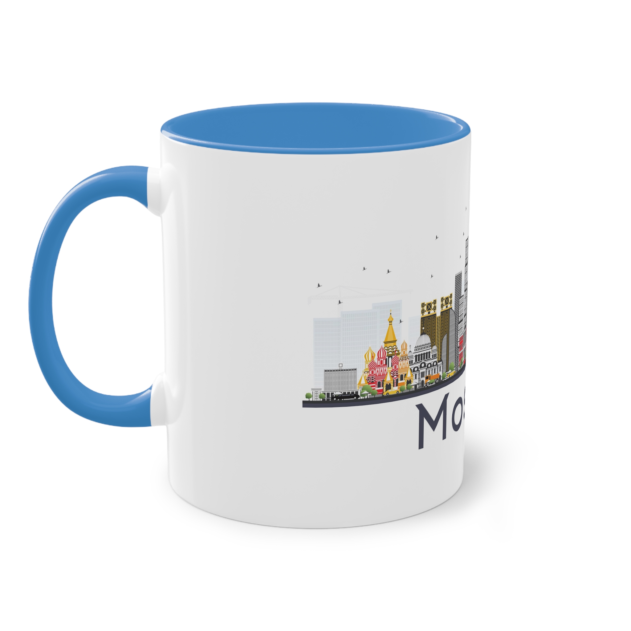 Moscow New Isolated Two Tone Coffee Mug 11oz - Image 35