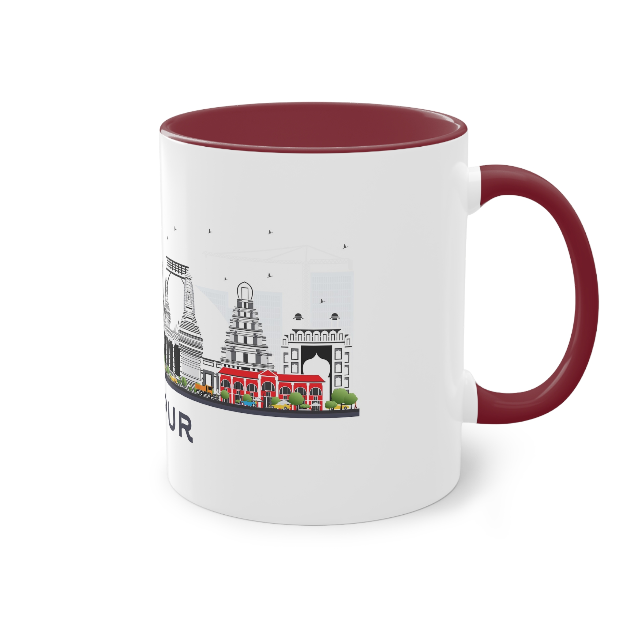 Nagpur Isolated Two Tone Coffee Mug 11oz - Image 8