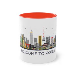Welcome To Korea Two Tone Coffee Mug 11oz