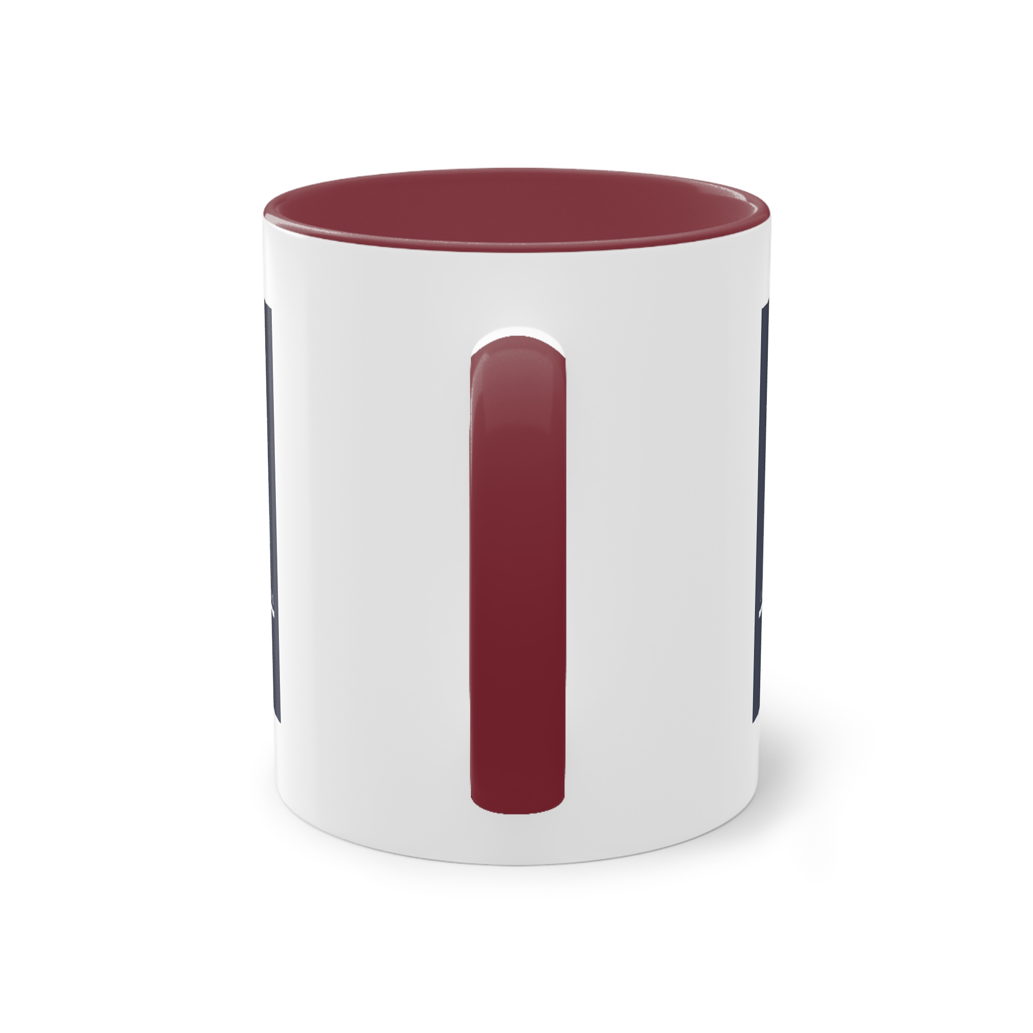 Cayenne Outline Inverse Two Tone Coffee Mug 11oz - Image 6