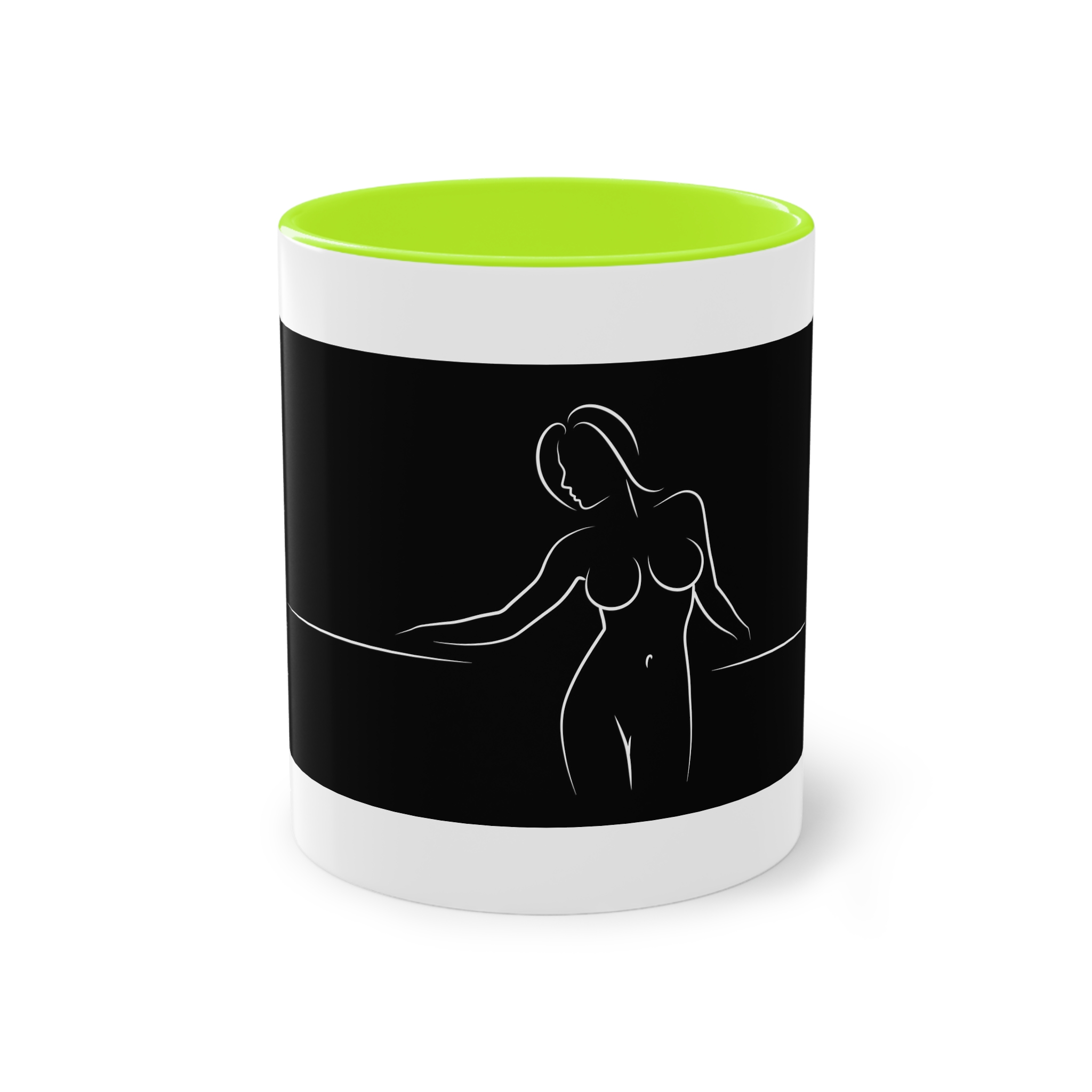 Alines Black Censor Two Tone Coffee Mug 11oz - Image 25