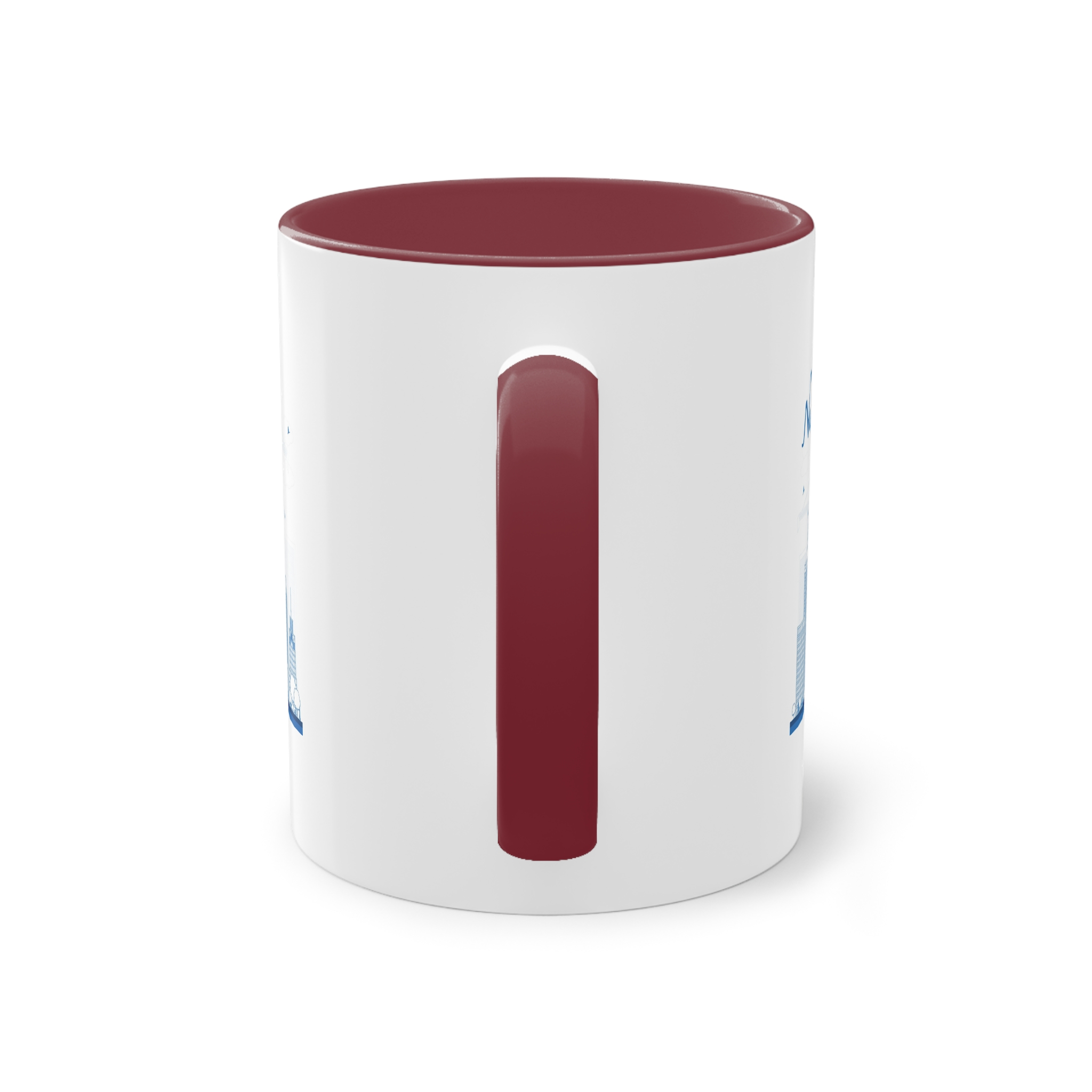 New York New Outline Two Tone Coffee Mug 11oz - Image 6