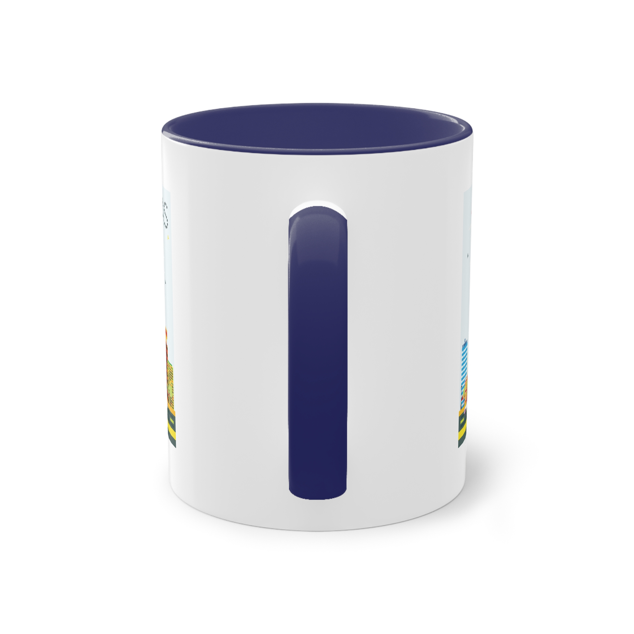 Dallas Color Two Tone Coffee Mug 11oz - Image 42