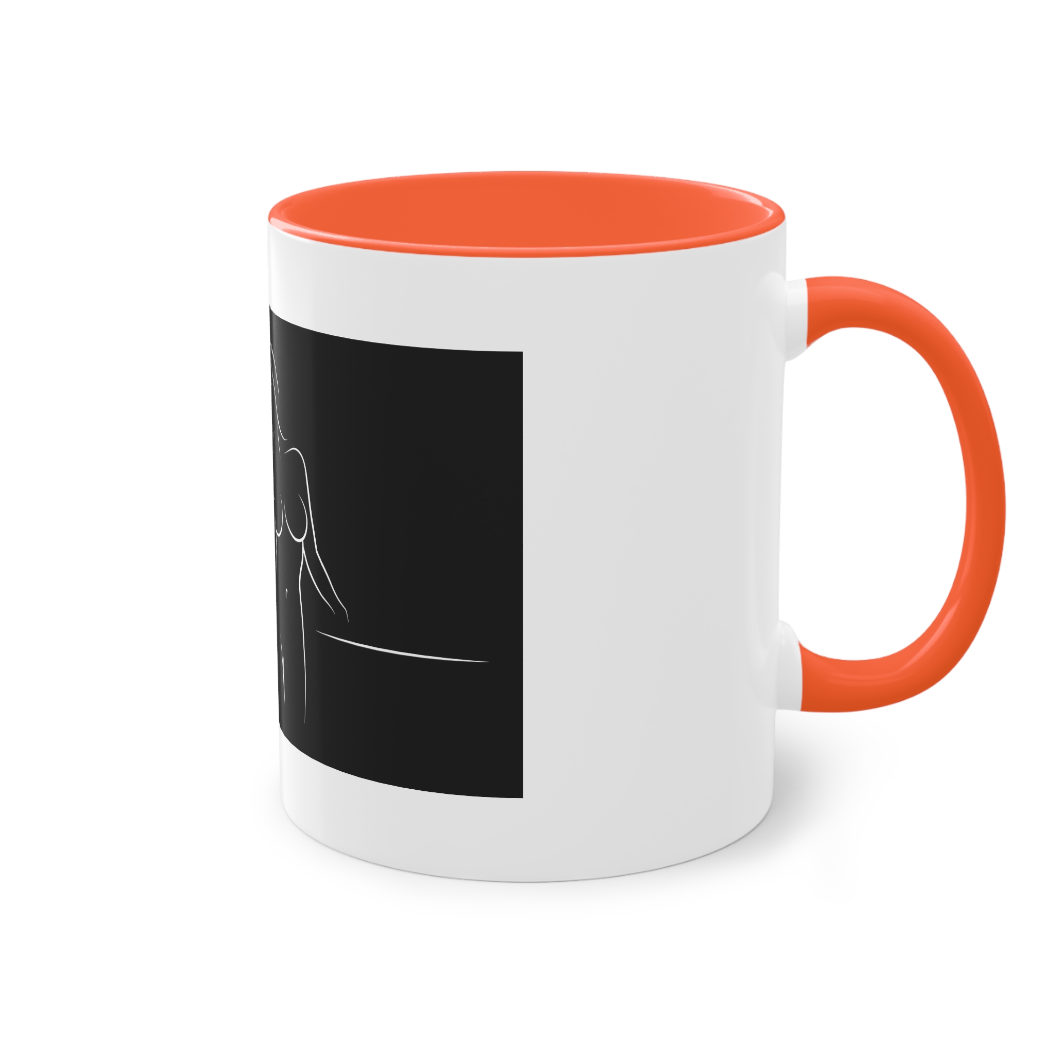 Alines Black Censor Two Tone Coffee Mug 11oz - Image 16