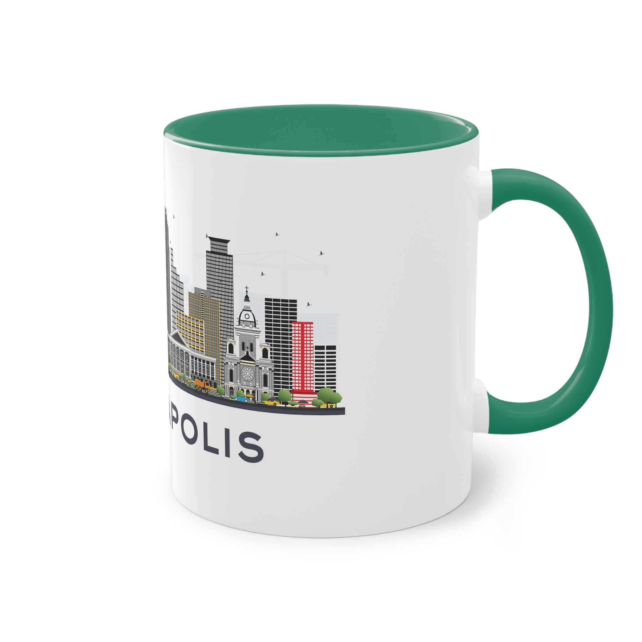 Minneapolis Isolated Two Tone Coffee Mug 11oz - Image 32