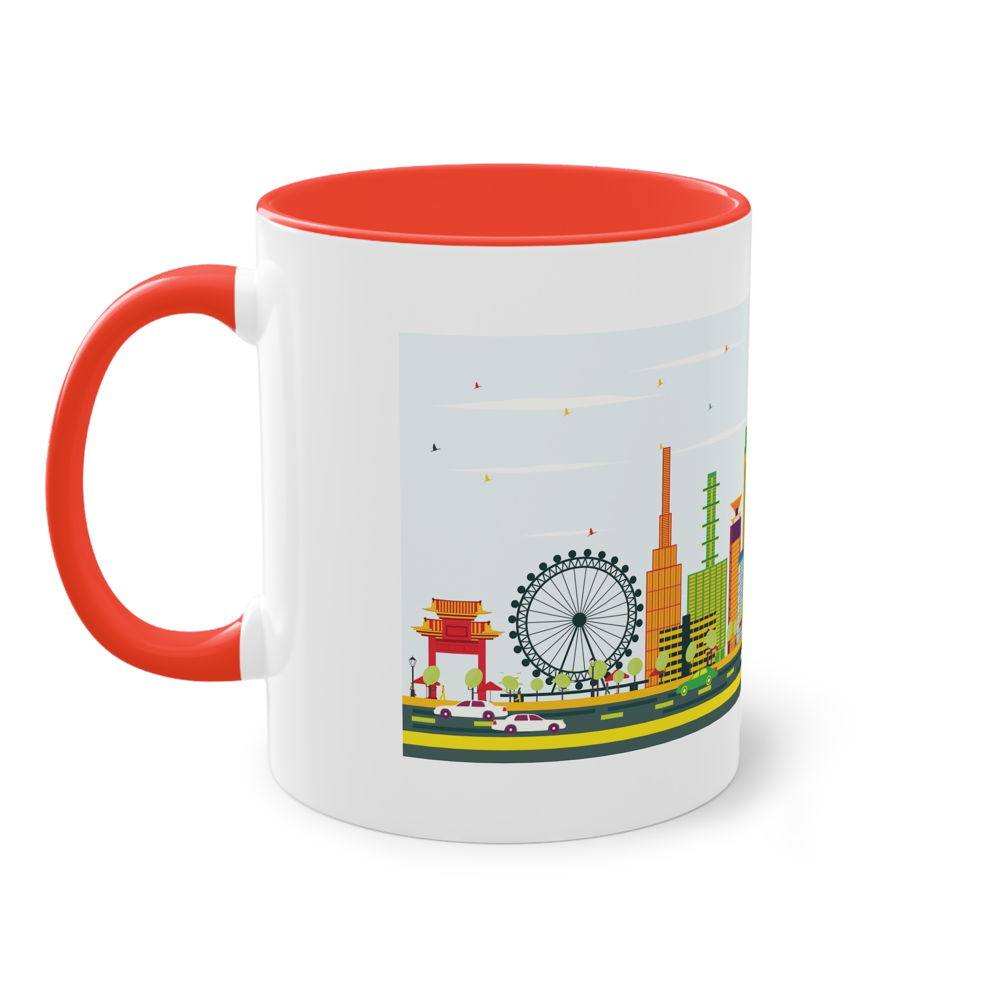Kobe Color Two Tone Coffee Mug 11oz - Image 3