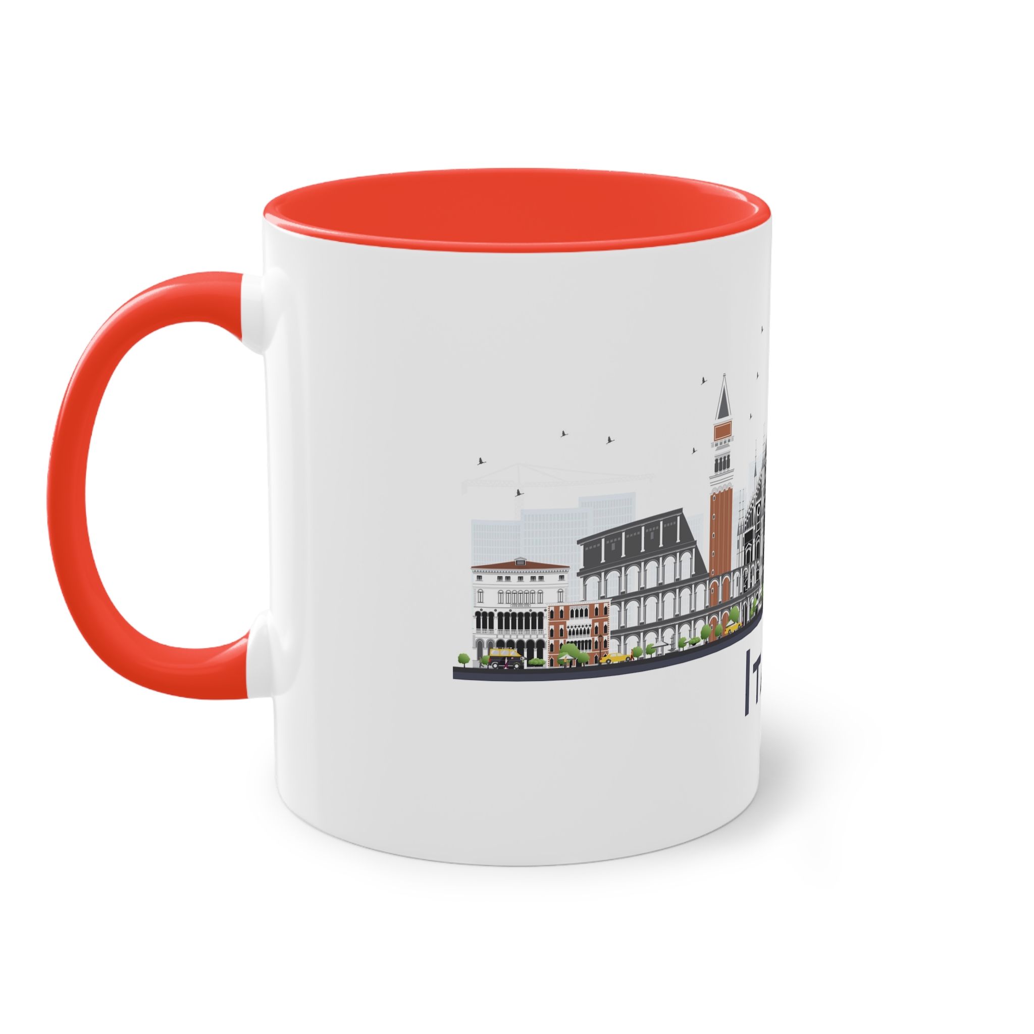 Italy Isolated Two Tone Coffee Mug 11oz - Image 3