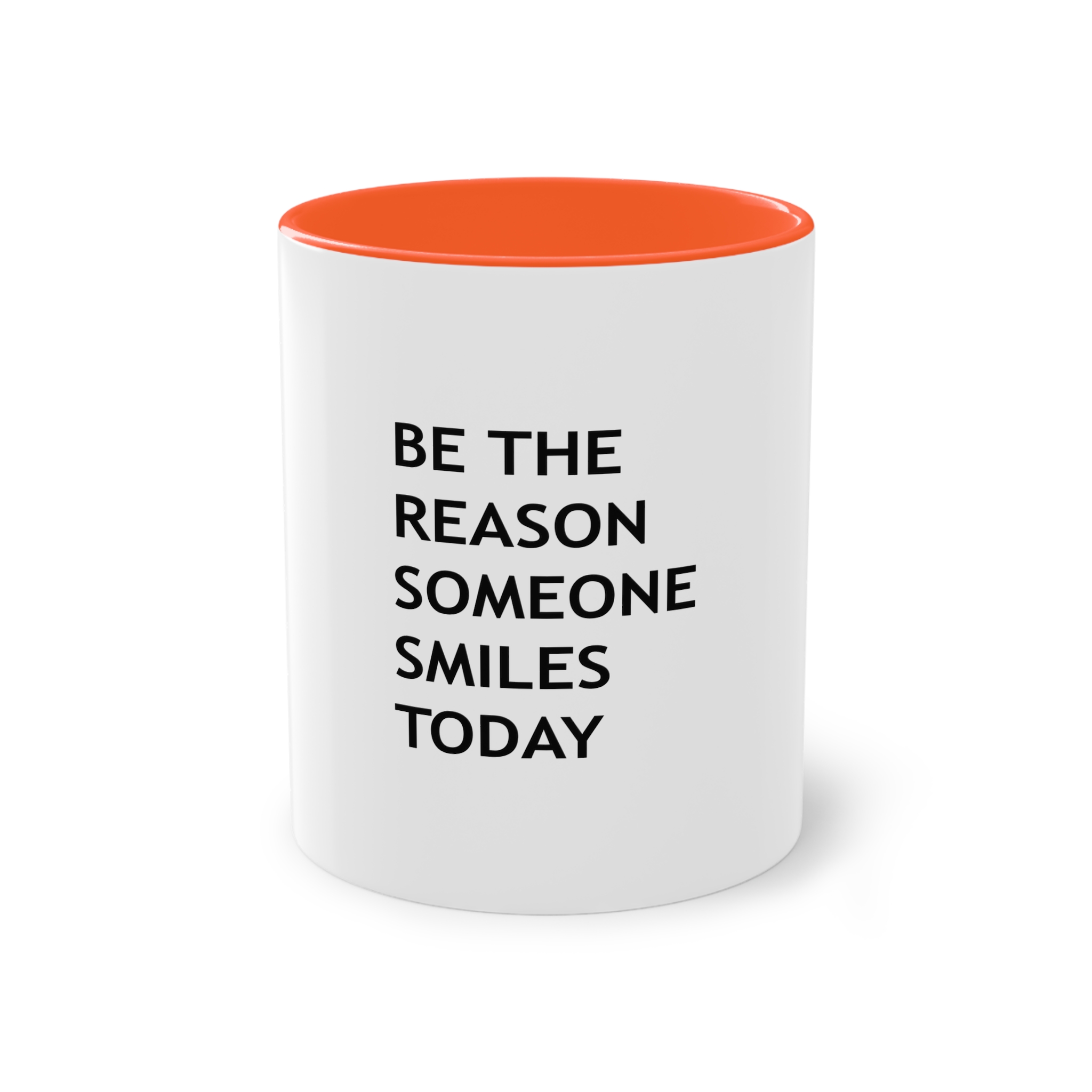 Be Reason Someone Smiles Today (1) Two Tone Coffee Mug 11oz - Image 13