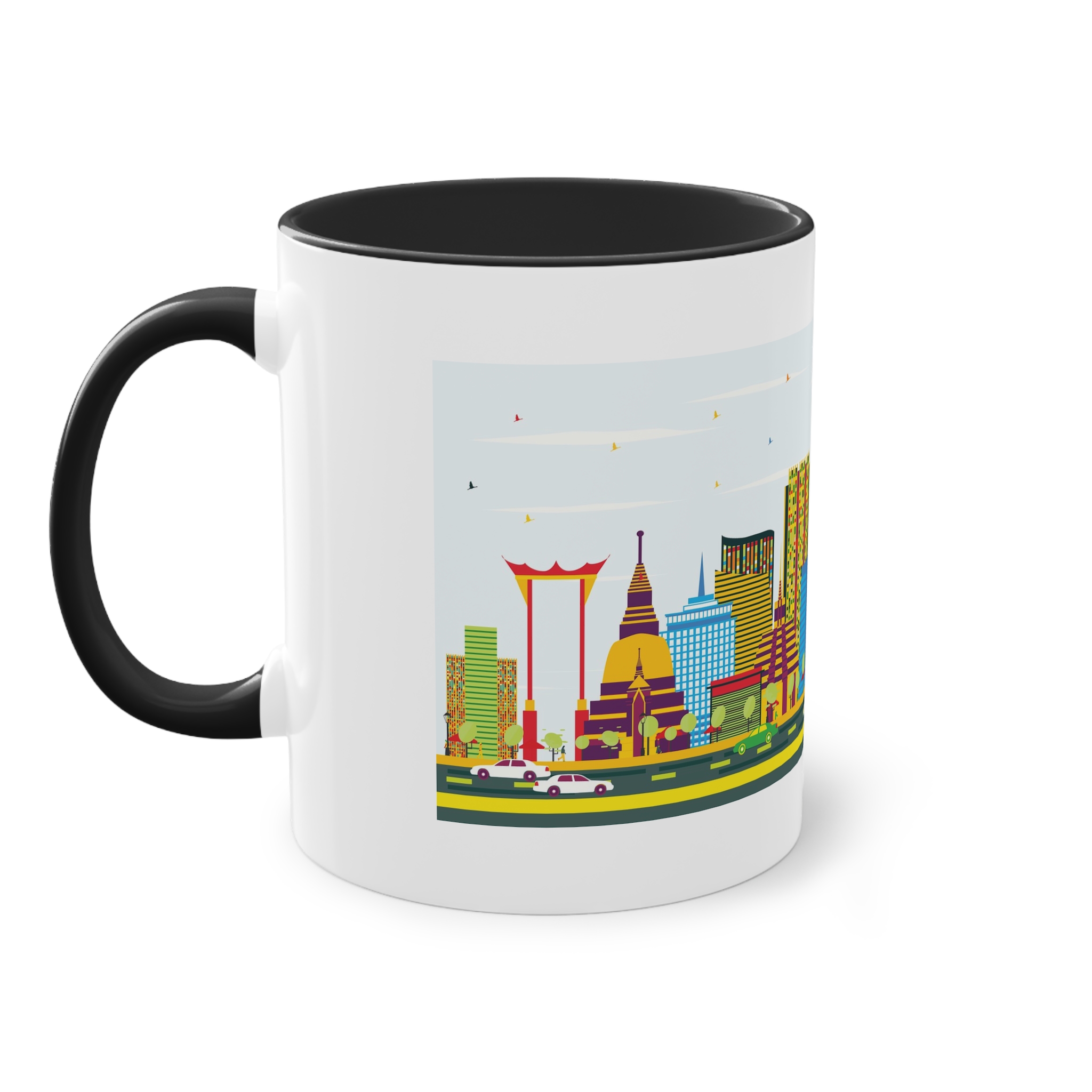 Bangkok Color Two Tone Coffee Mug 11oz - Image 11