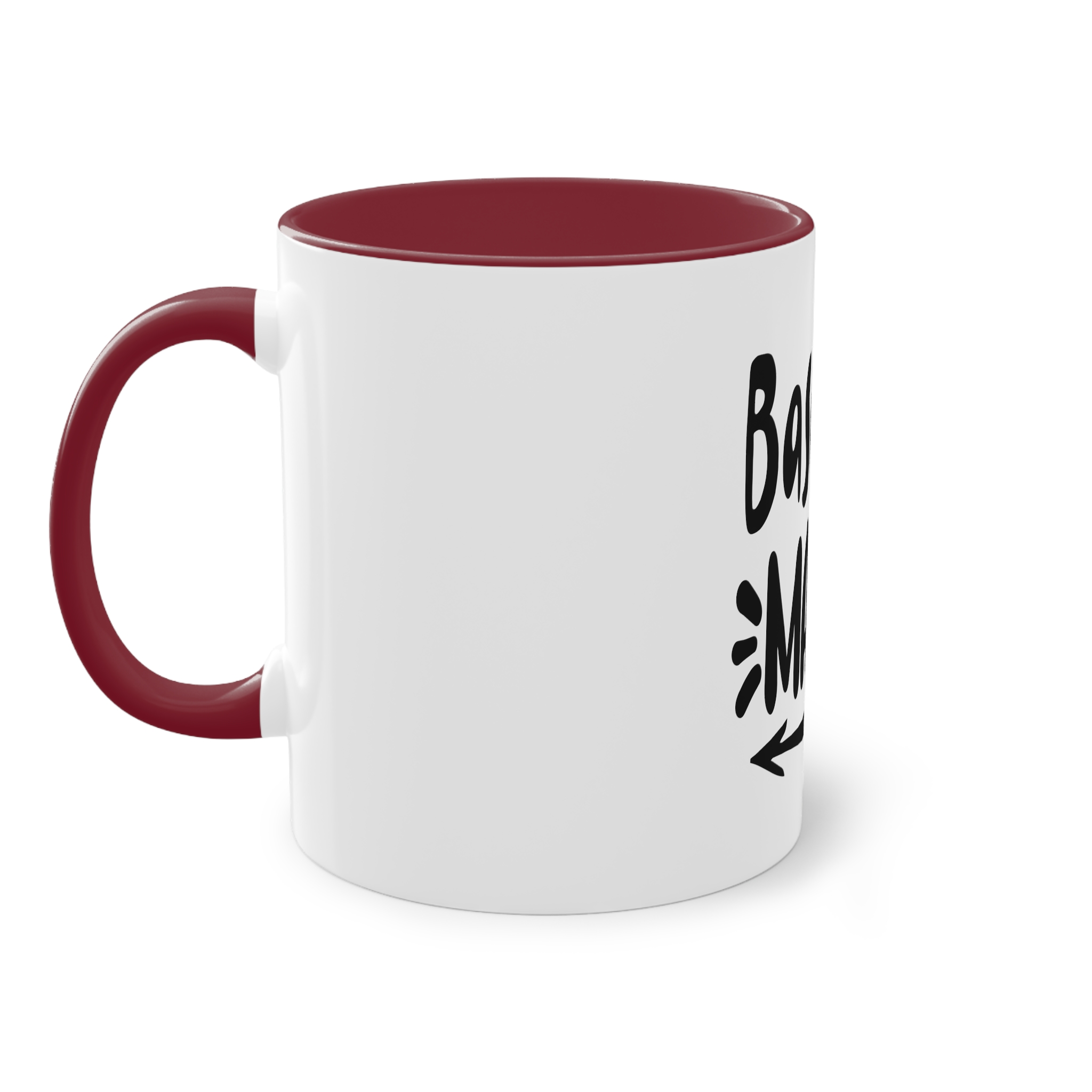 Baseball Mama 1 Two Tone Coffee Mug 11oz - Image 7
