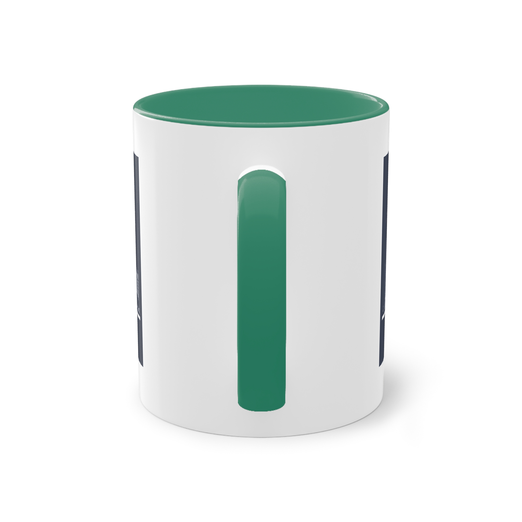 Denver Outline Inverse Two Tone Coffee Mug 11oz - Image 30