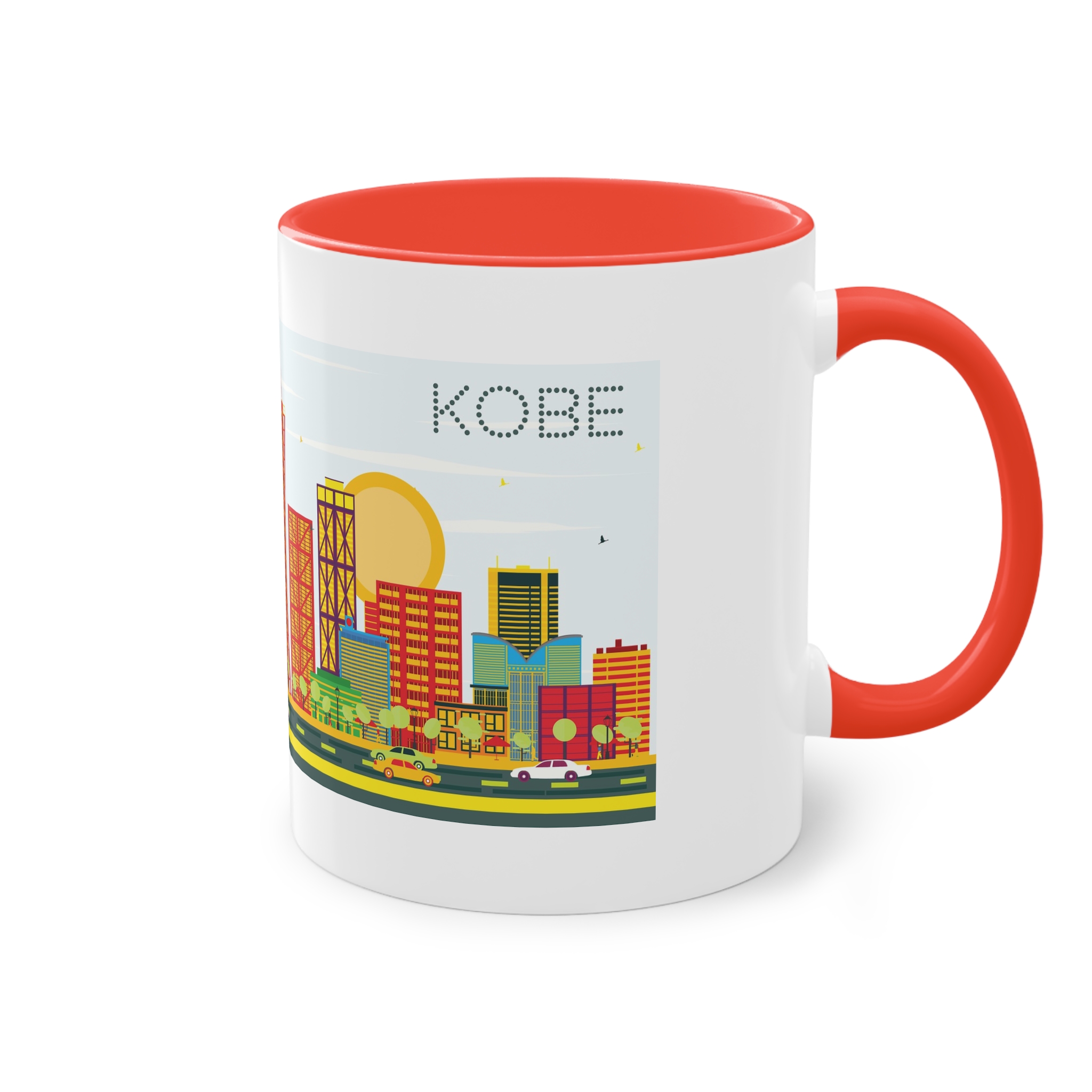 Kobe Color Two Tone Coffee Mug 11oz - Image 4
