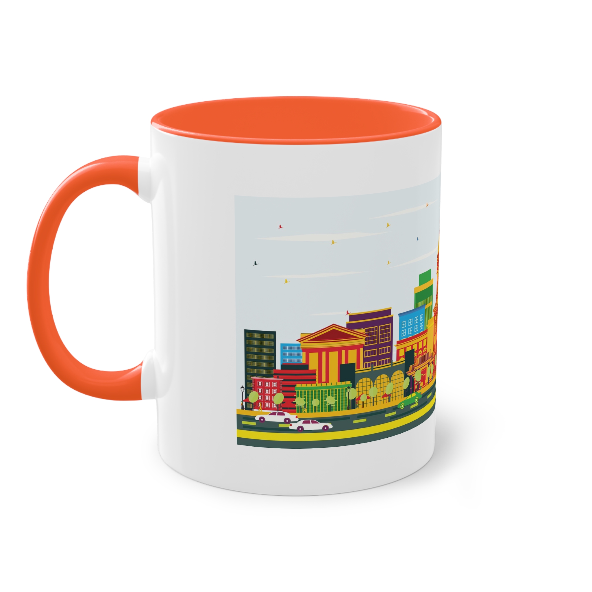 Madison Color Two Tone Coffee Mug 11oz - Image 15