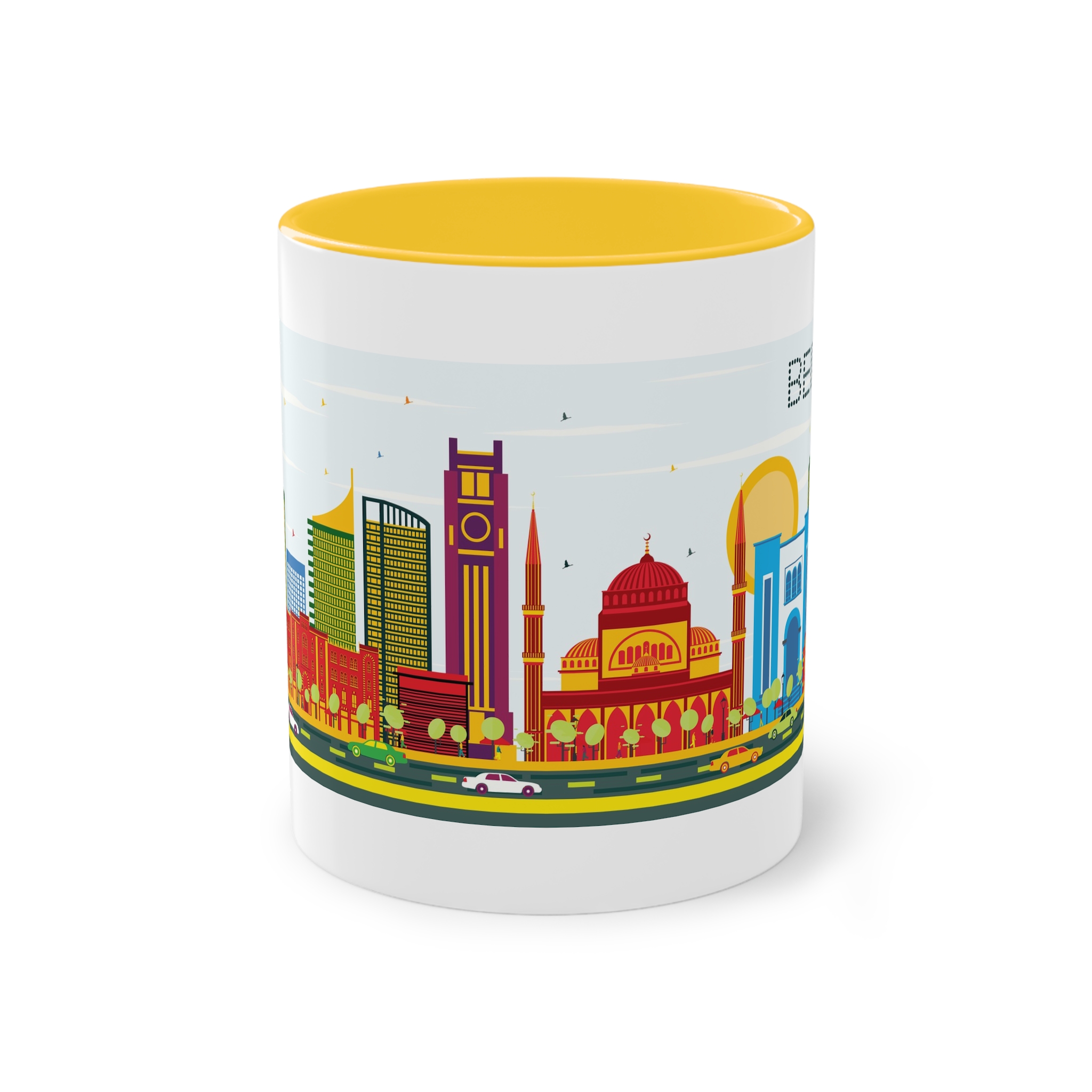 Beirut Color Two Tone Coffee Mug 11oz - Image 17