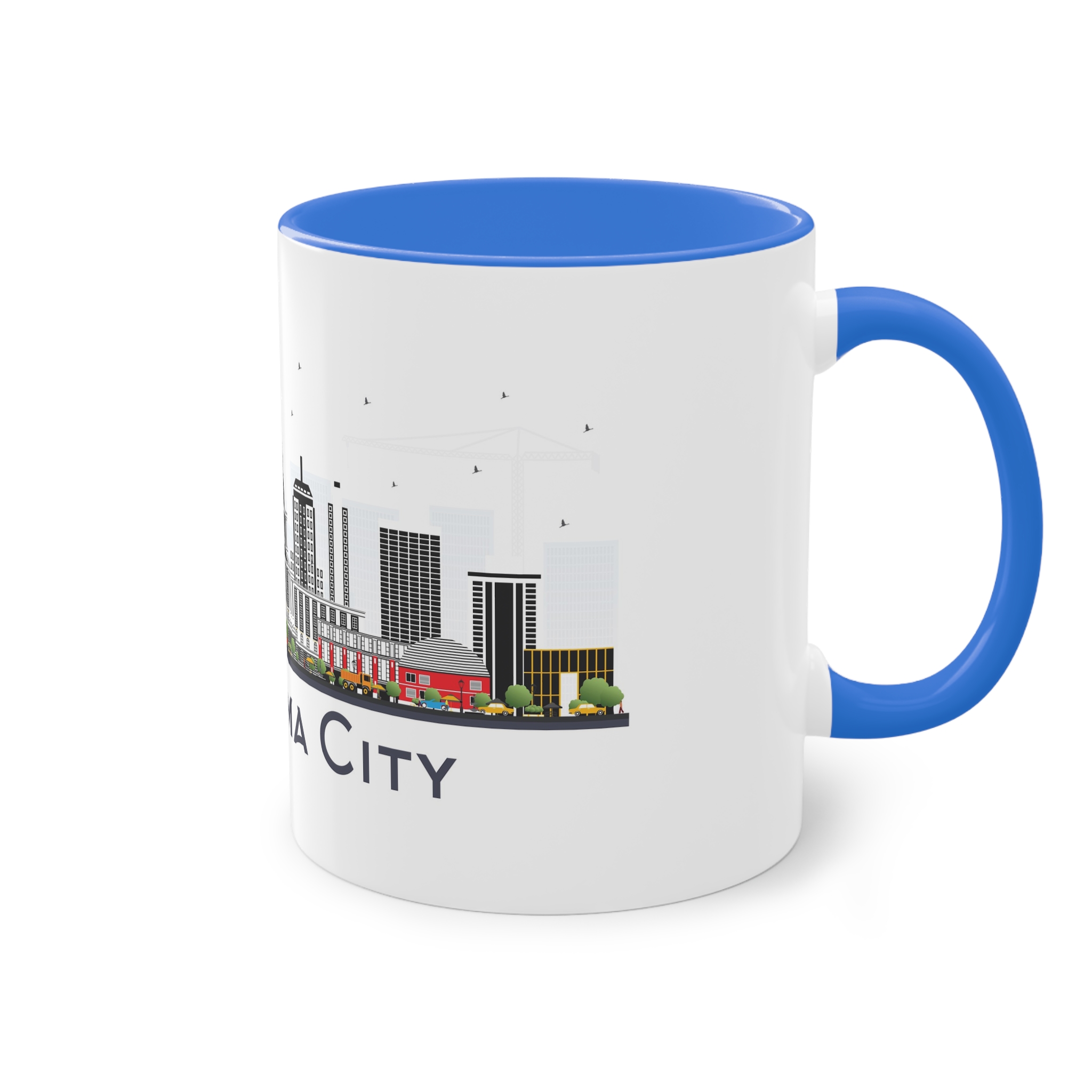 Oklahoma City Isolated Two Tone Coffee Mug 11oz - Image 40