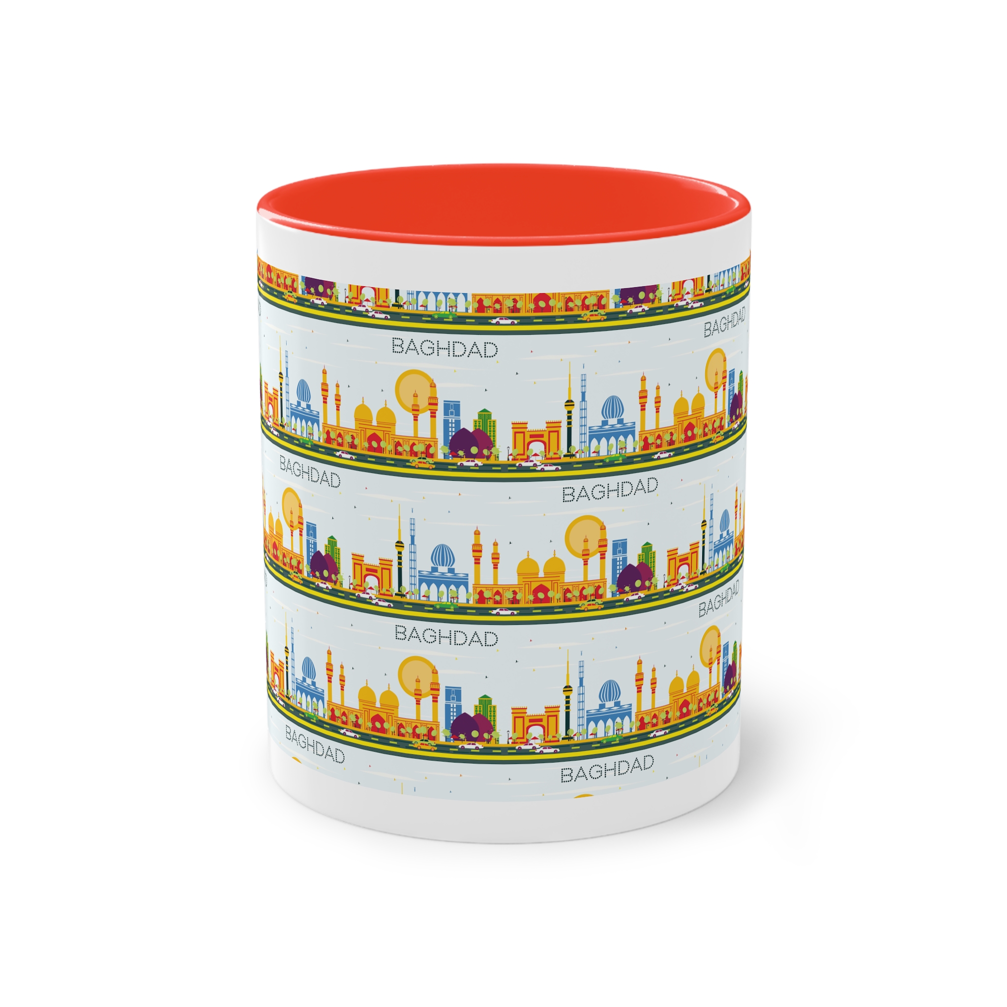 Baghdad Color Two Tone Coffee Mug 11oz