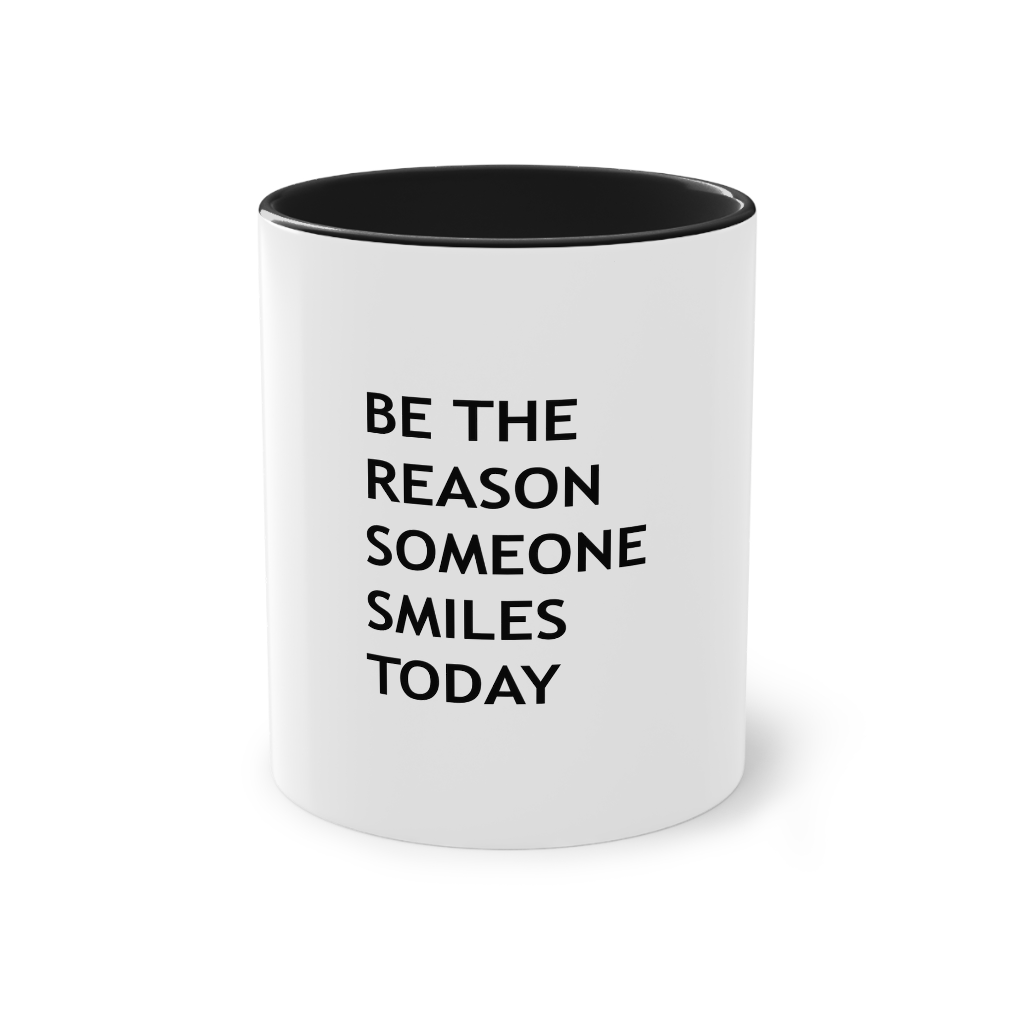 Be Reason Someone Smiles Today (1) Two Tone Coffee Mug 11oz - Image 9