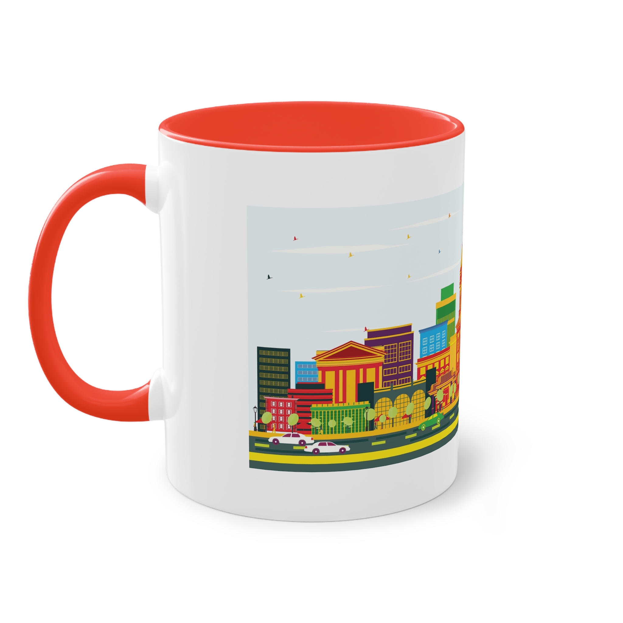 Madison Color Two Tone Coffee Mug 11oz - Image 3