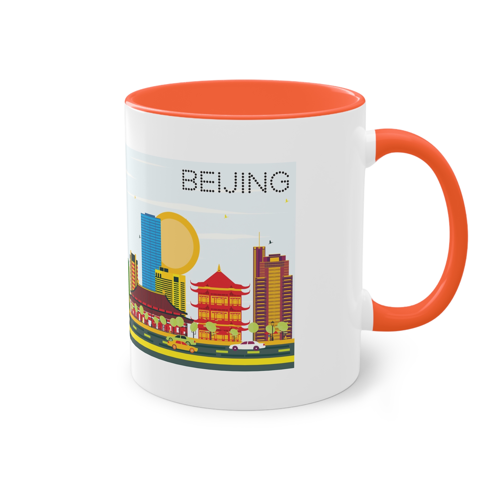 Beijing Color Two Tone Coffee Mug 11oz - Image 16