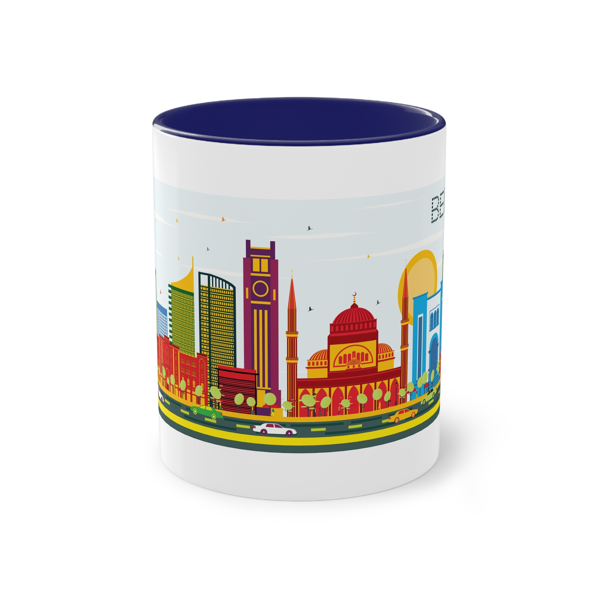 Beirut Color Two Tone Coffee Mug 11oz - Image 41