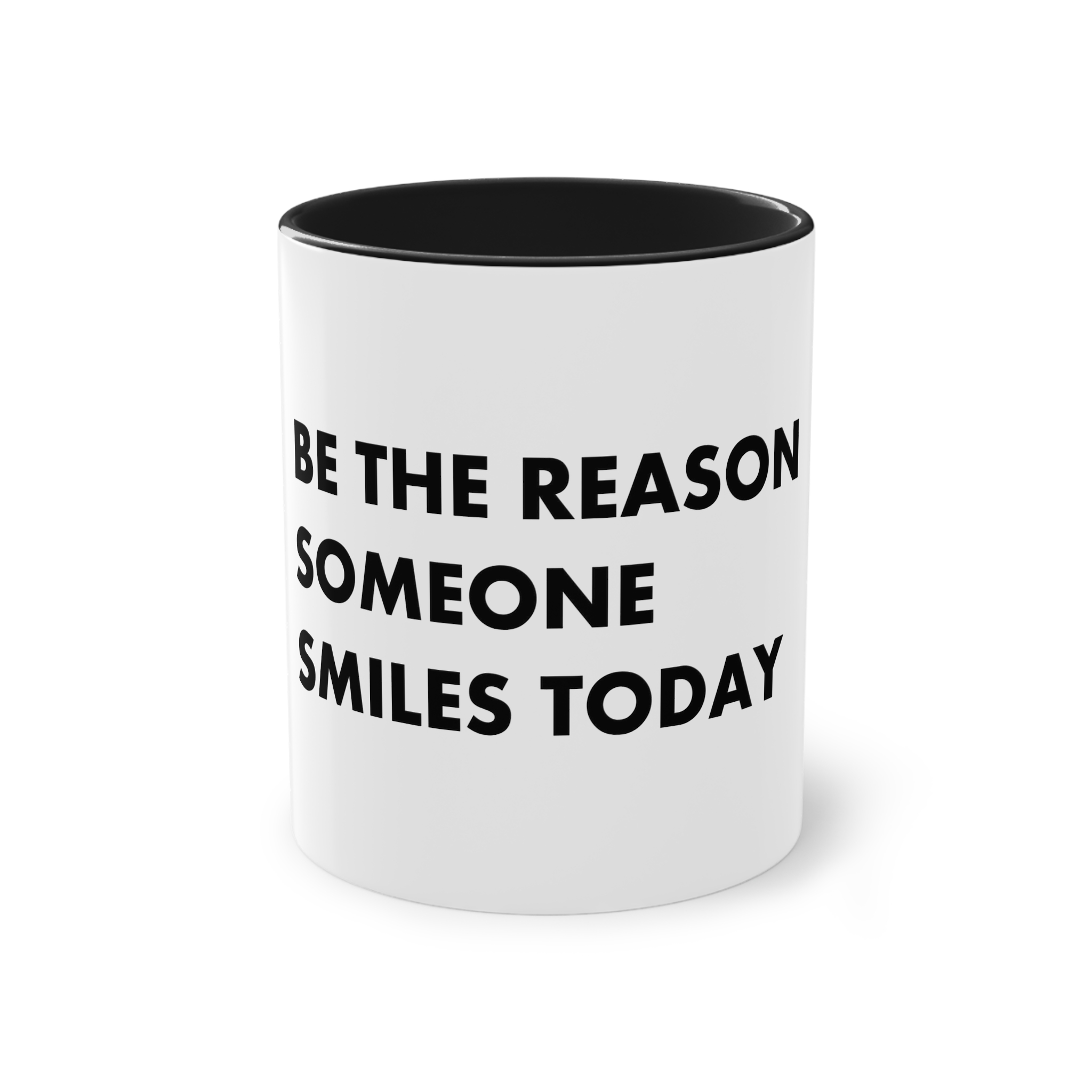 Be Reason Someone Smiles Today Two Tone Coffee Mug 11oz - Image 9