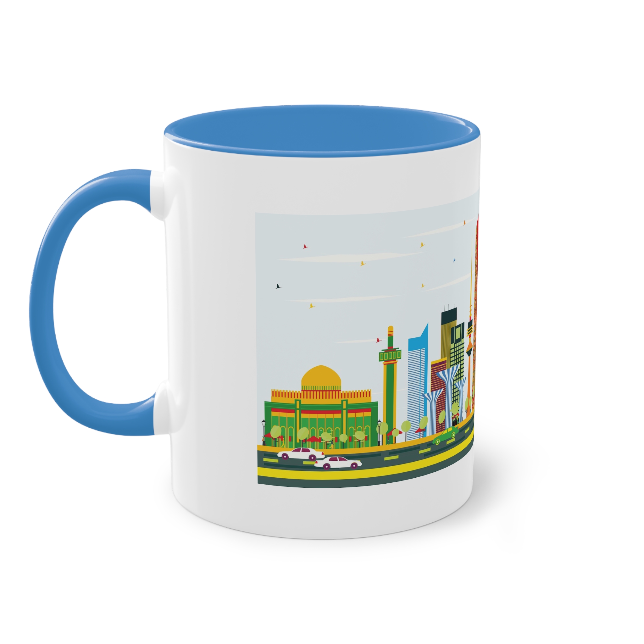 Kuwait Color Two Tone Coffee Mug 11oz - Image 35