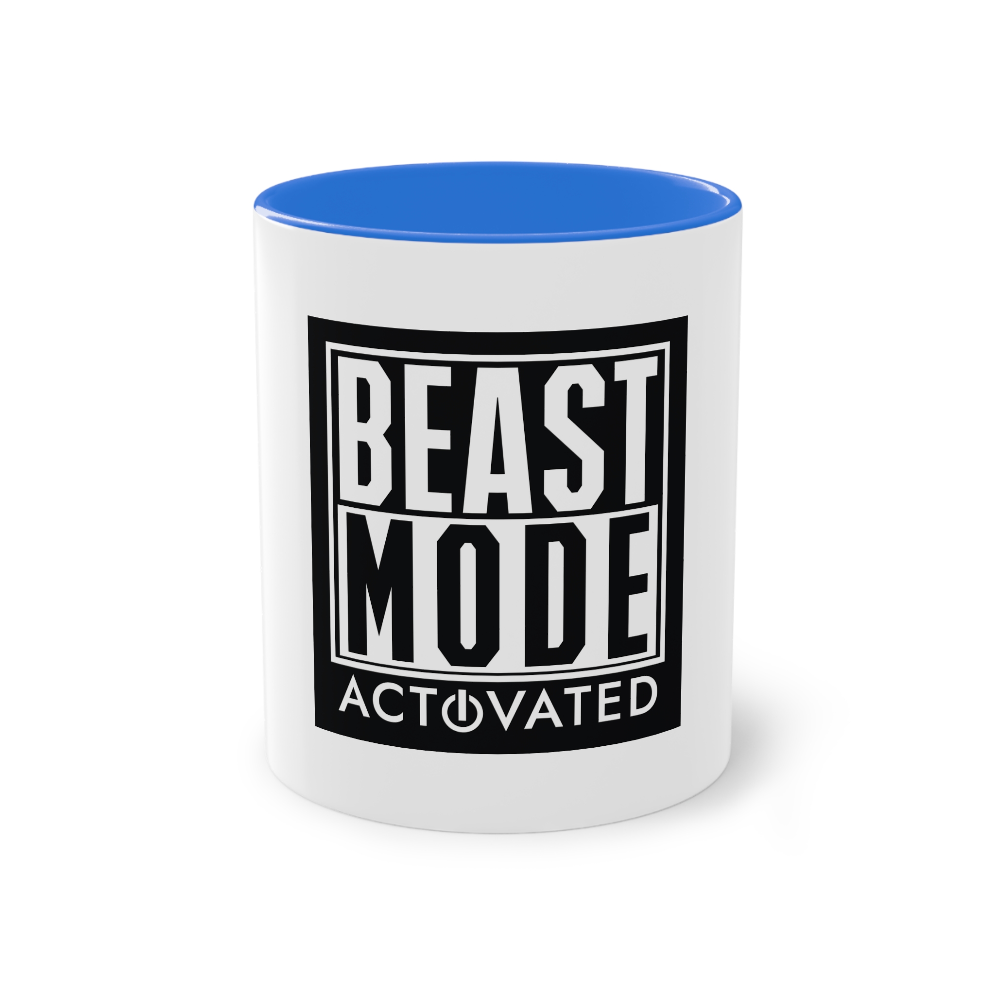 Beast Mode Activated Two Tone Coffee Mug 11oz - Image 37