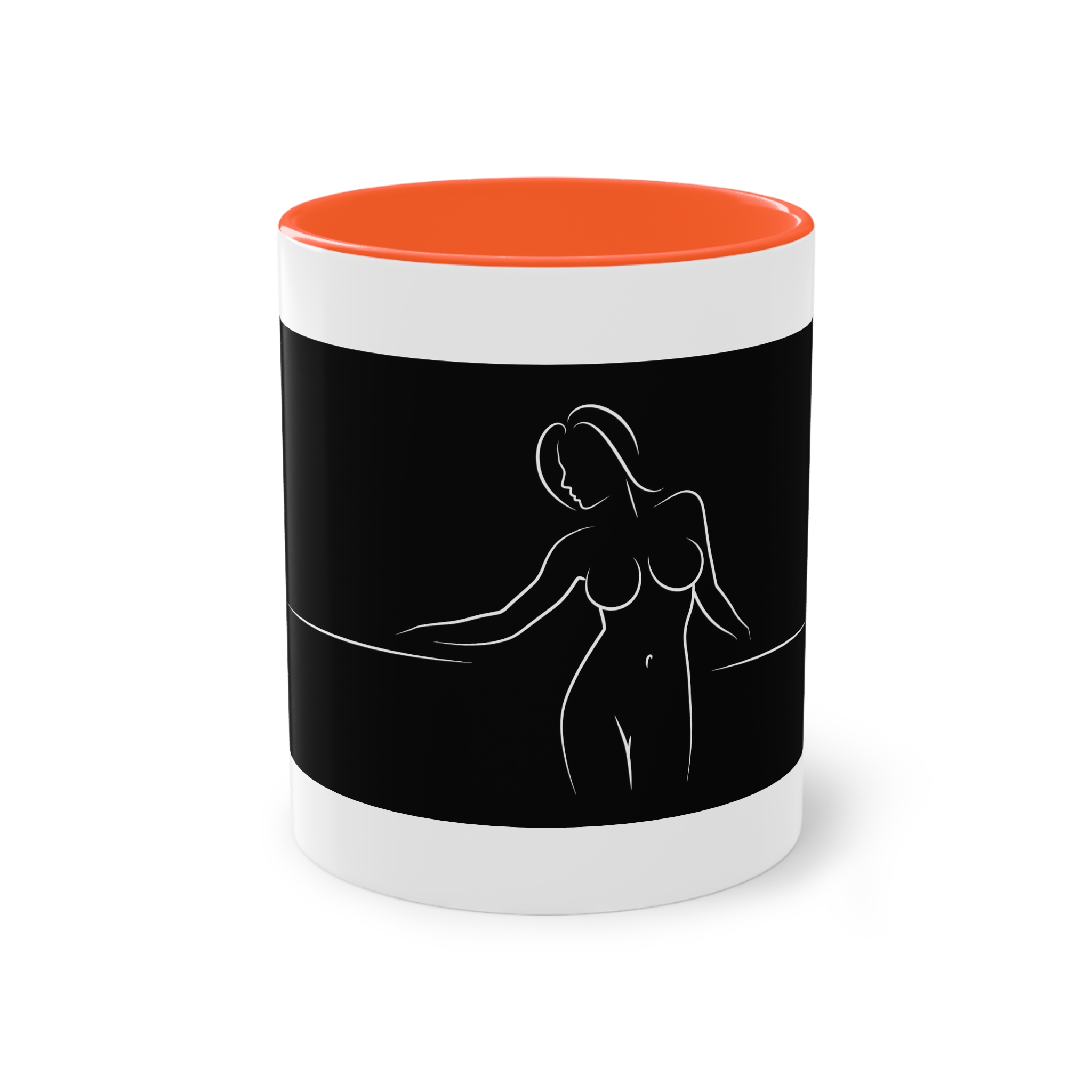 Alines Black Censor Two Tone Coffee Mug 11oz - Image 13