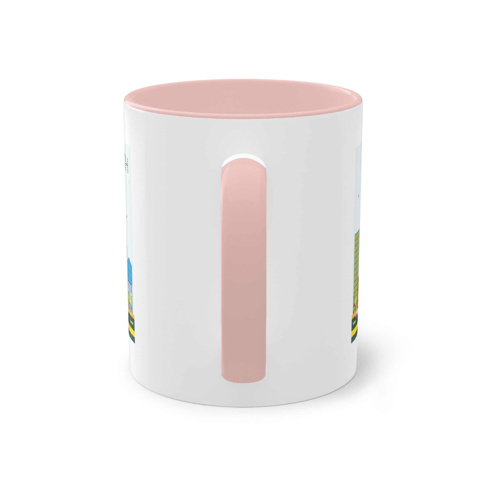 Fort Worth Color Two Tone Coffee Mug 11oz - Image 46