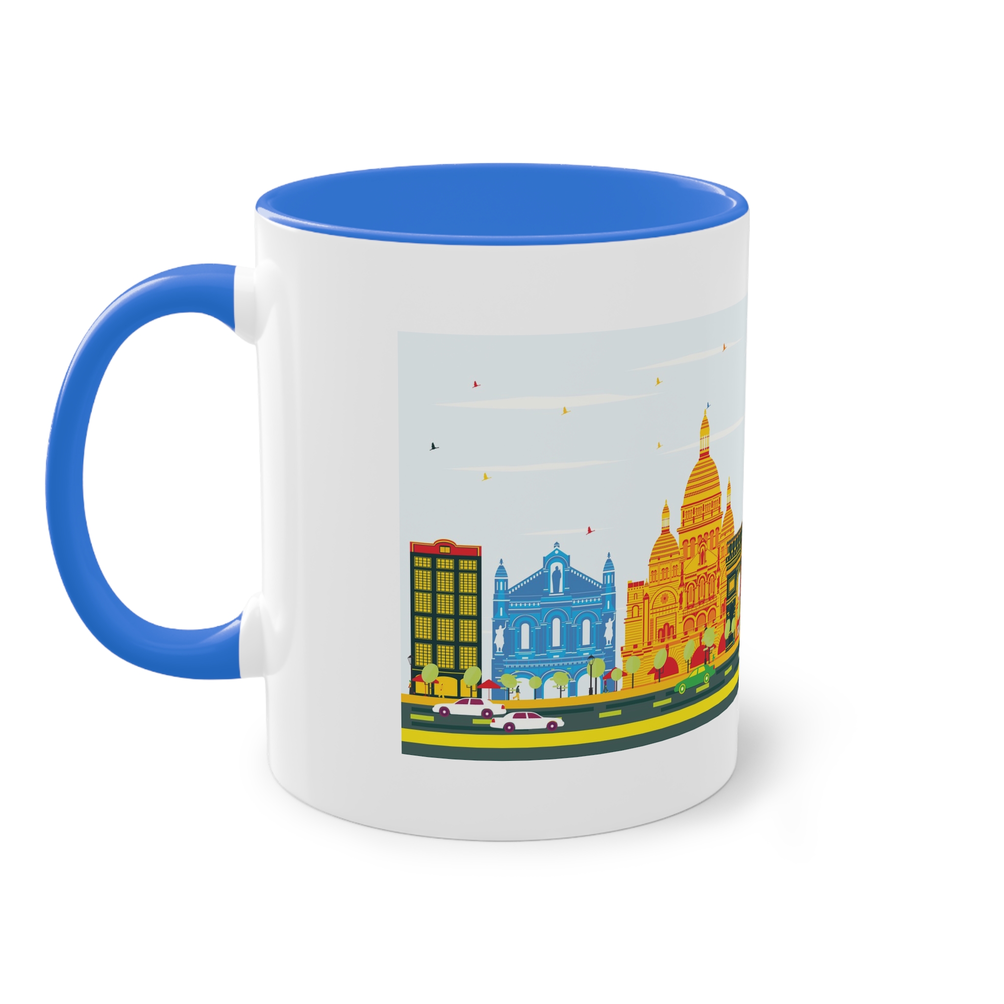 Paris Color Two Tone Coffee Mug 11oz - Image 39