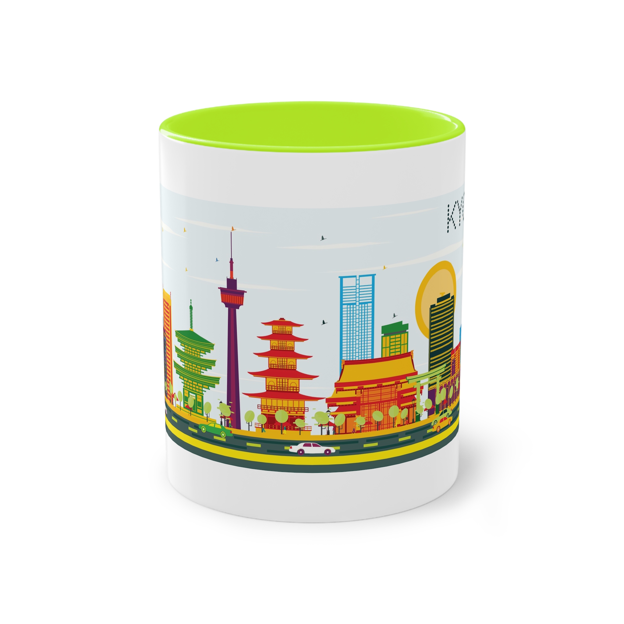 Kyoto Color Two Tone Coffee Mug 11oz - Image 25
