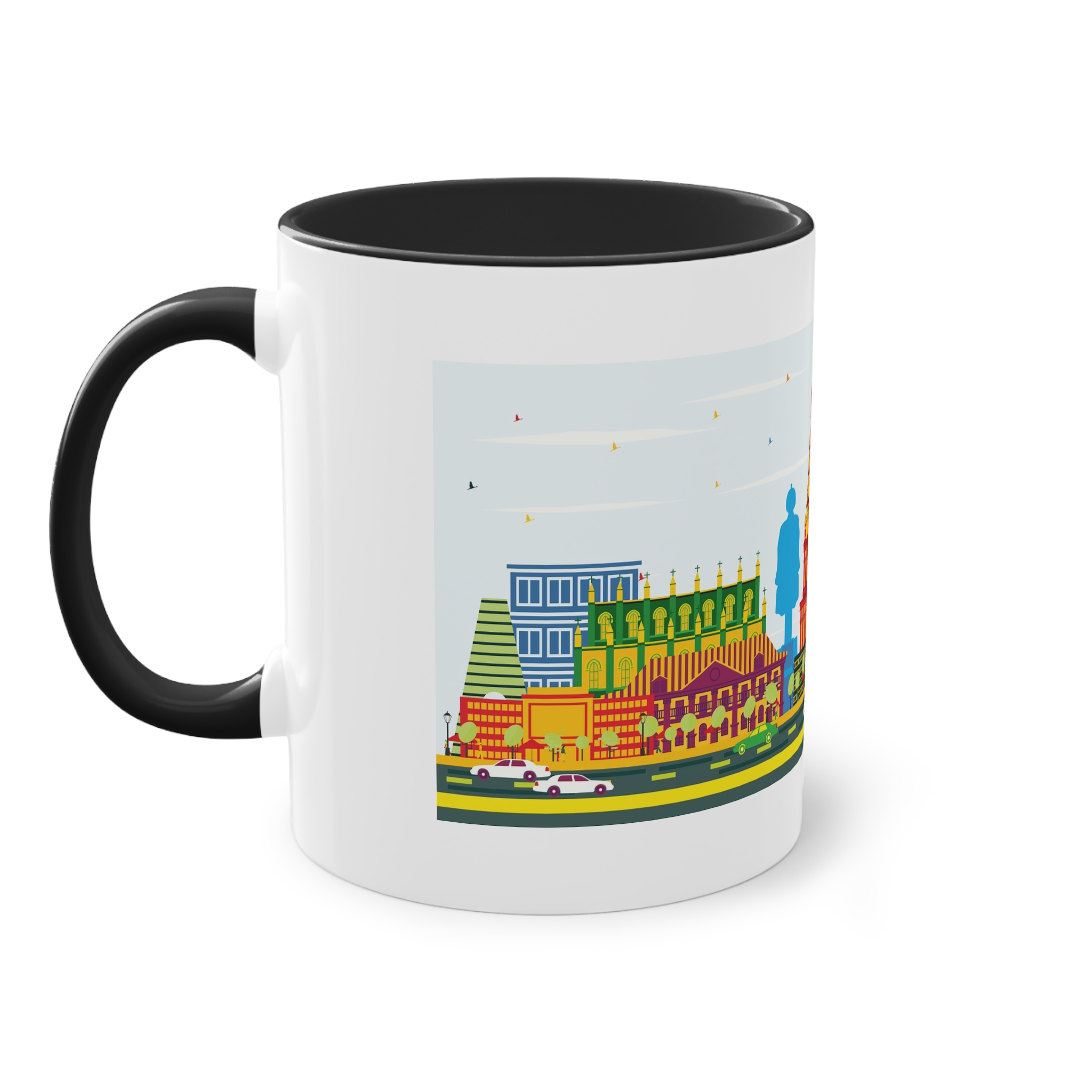 Visakhapatnam Color Two Tone Coffee Mug 11oz - Image 11