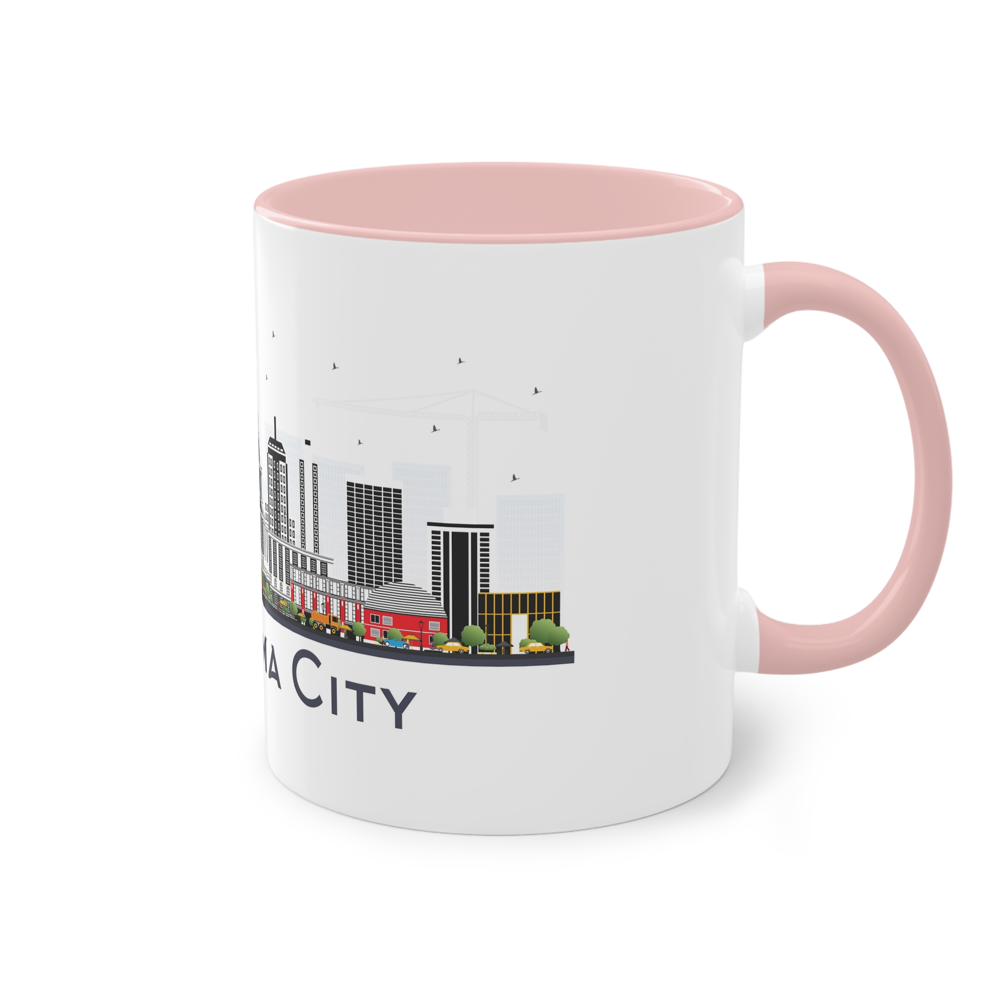 Oklahoma City Isolated Two Tone Coffee Mug 11oz - Image 48