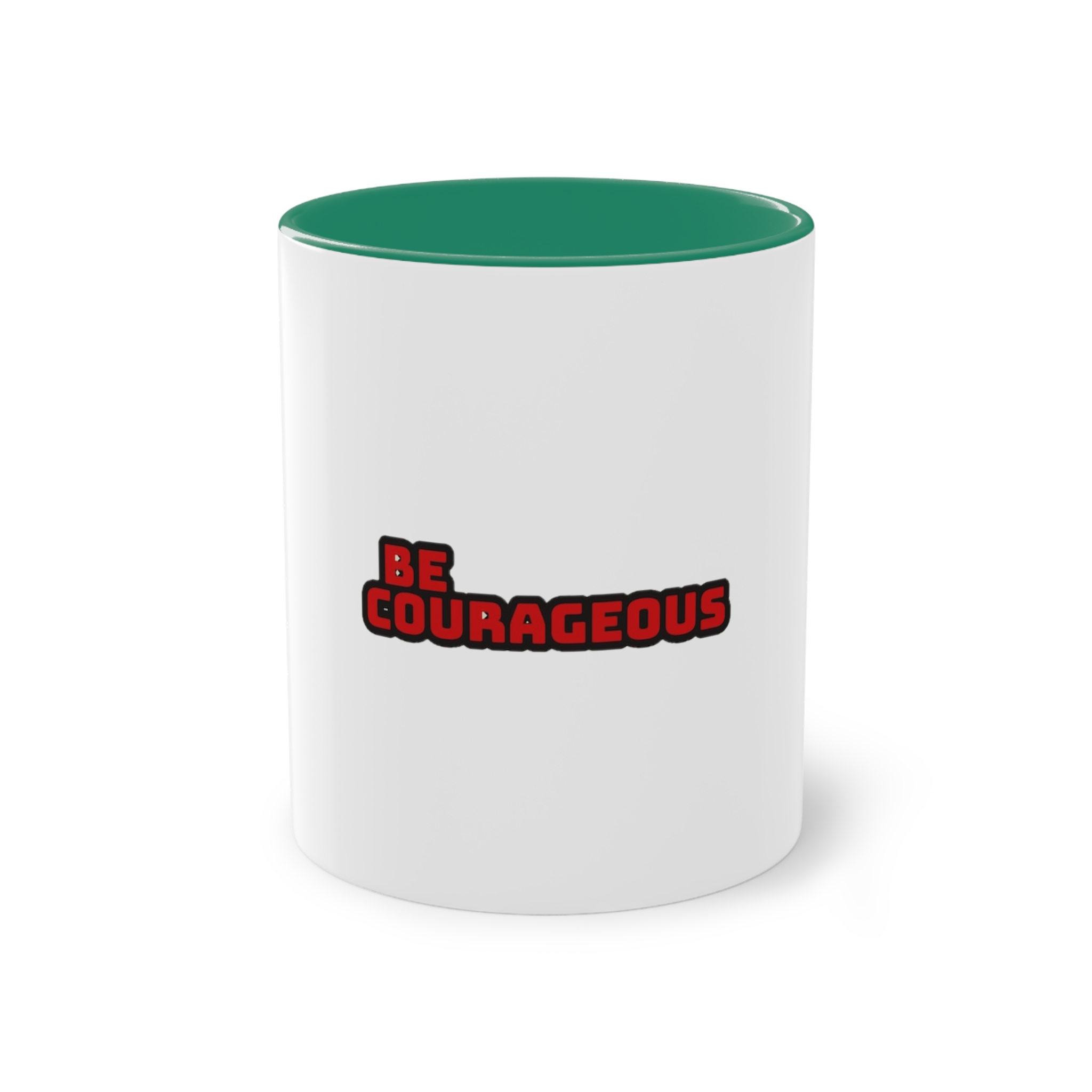 Be Courageous Two Tone Coffee Mug 11oz - Image 29