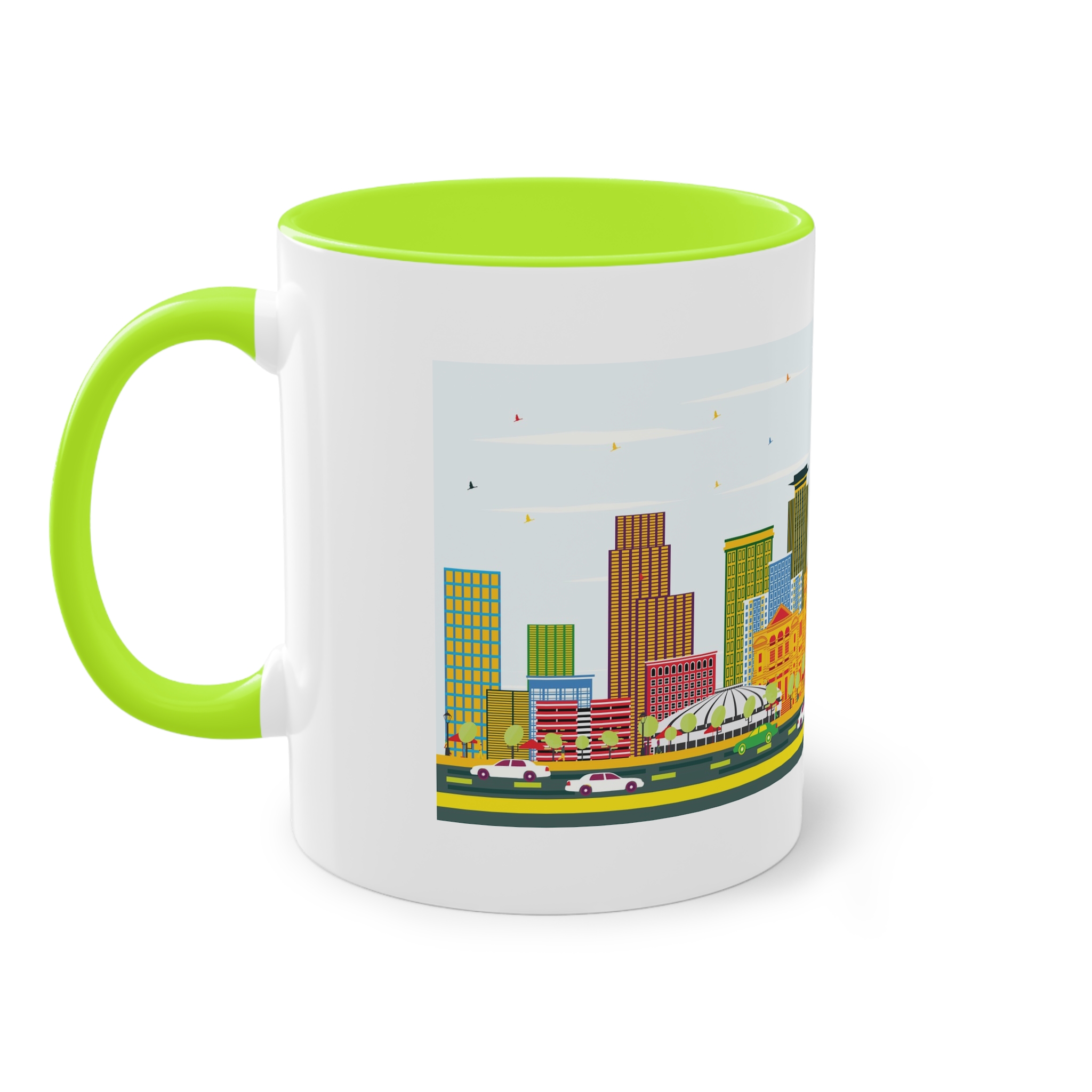 Fort Worth Color Two Tone Coffee Mug 11oz - Image 27