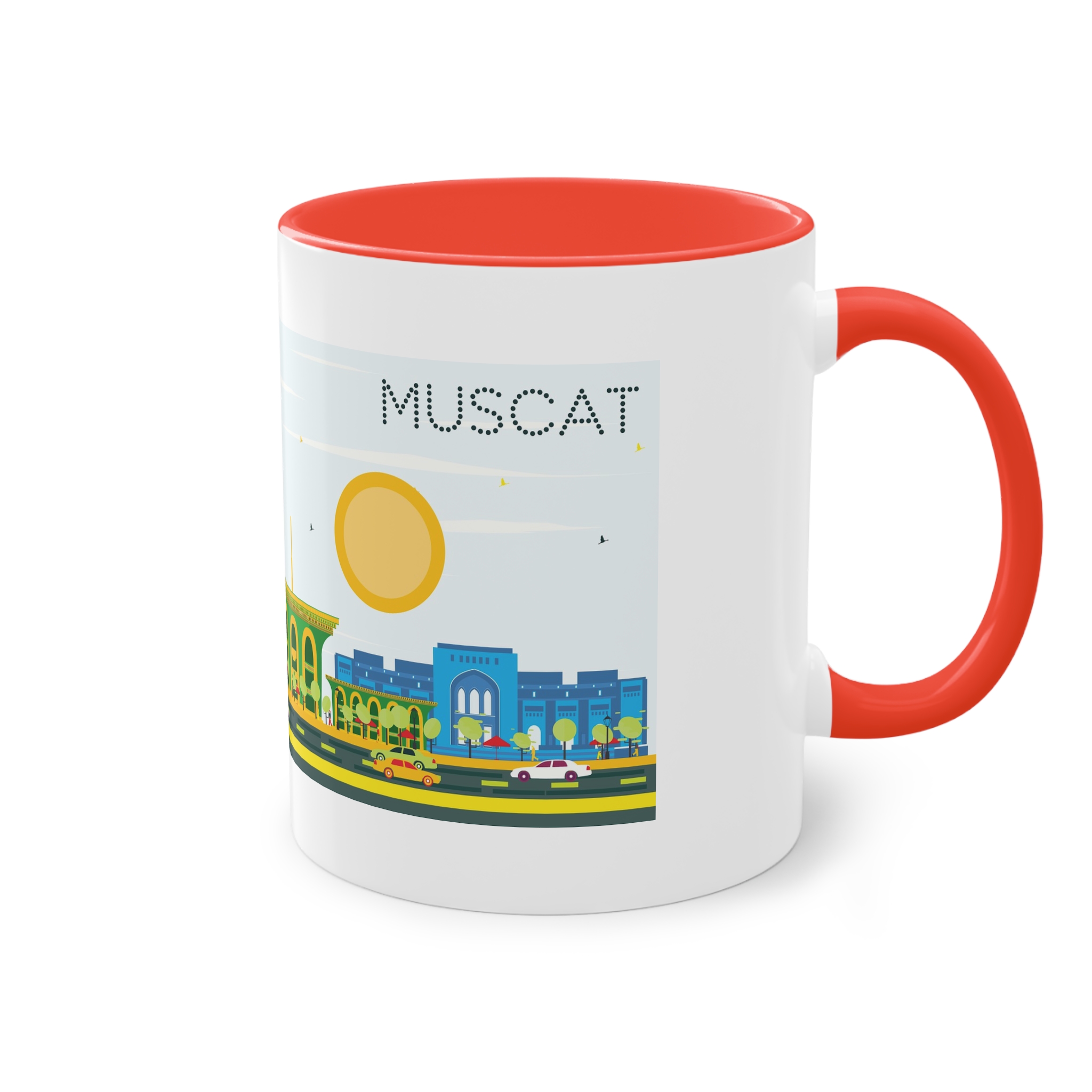 Muscat Color Two Tone Coffee Mug 11oz - Image 4