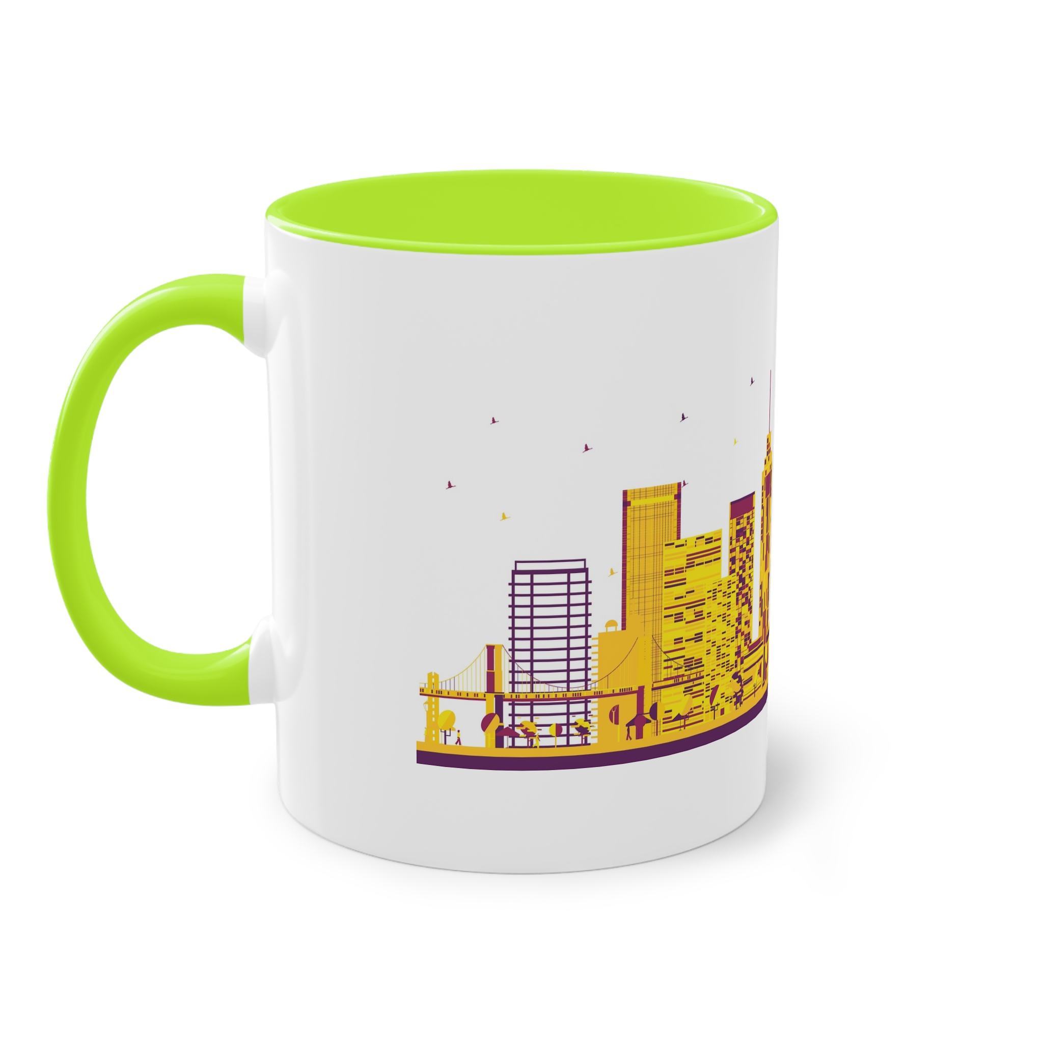 New York Color Ver 1 Two Tone Coffee Mug 11oz - Image 27