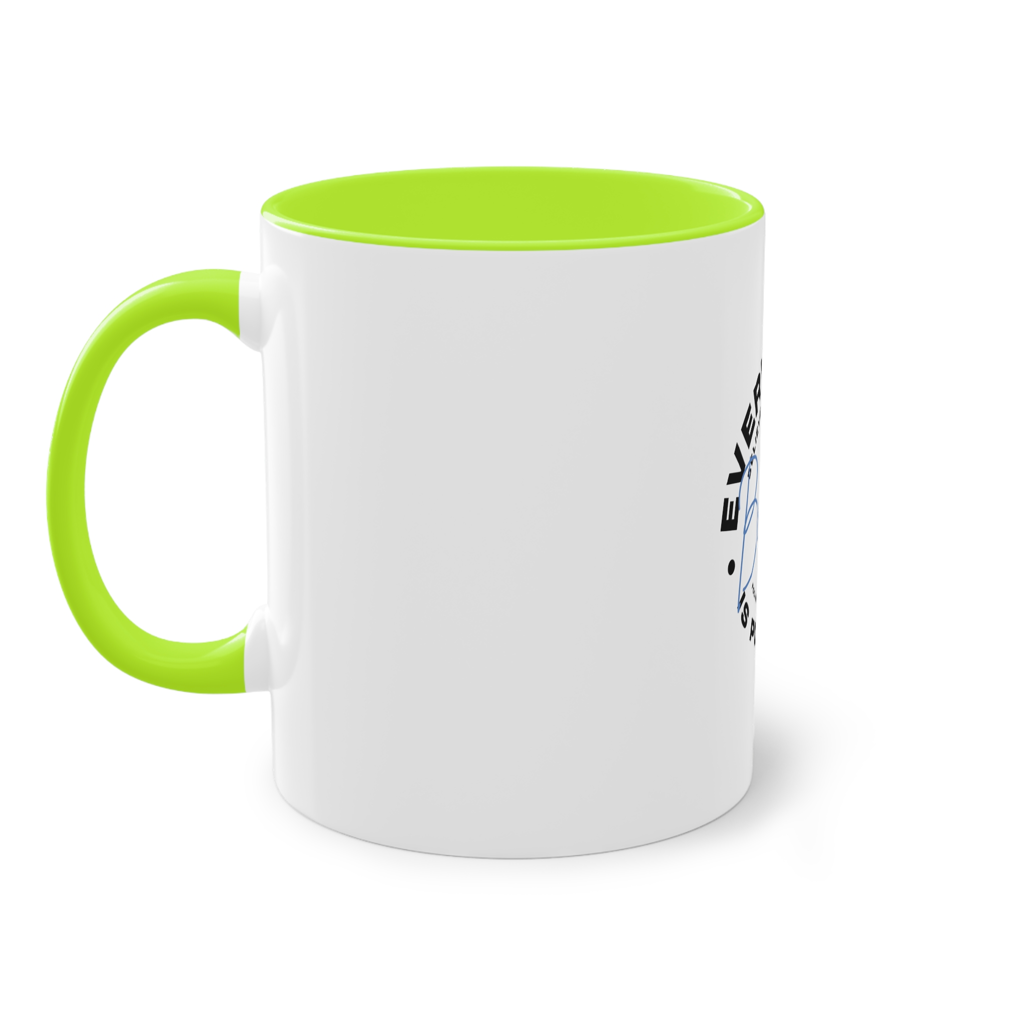 Believe Inspirational Typography Design Two Tone Coffee Mug 11oz - Image 27