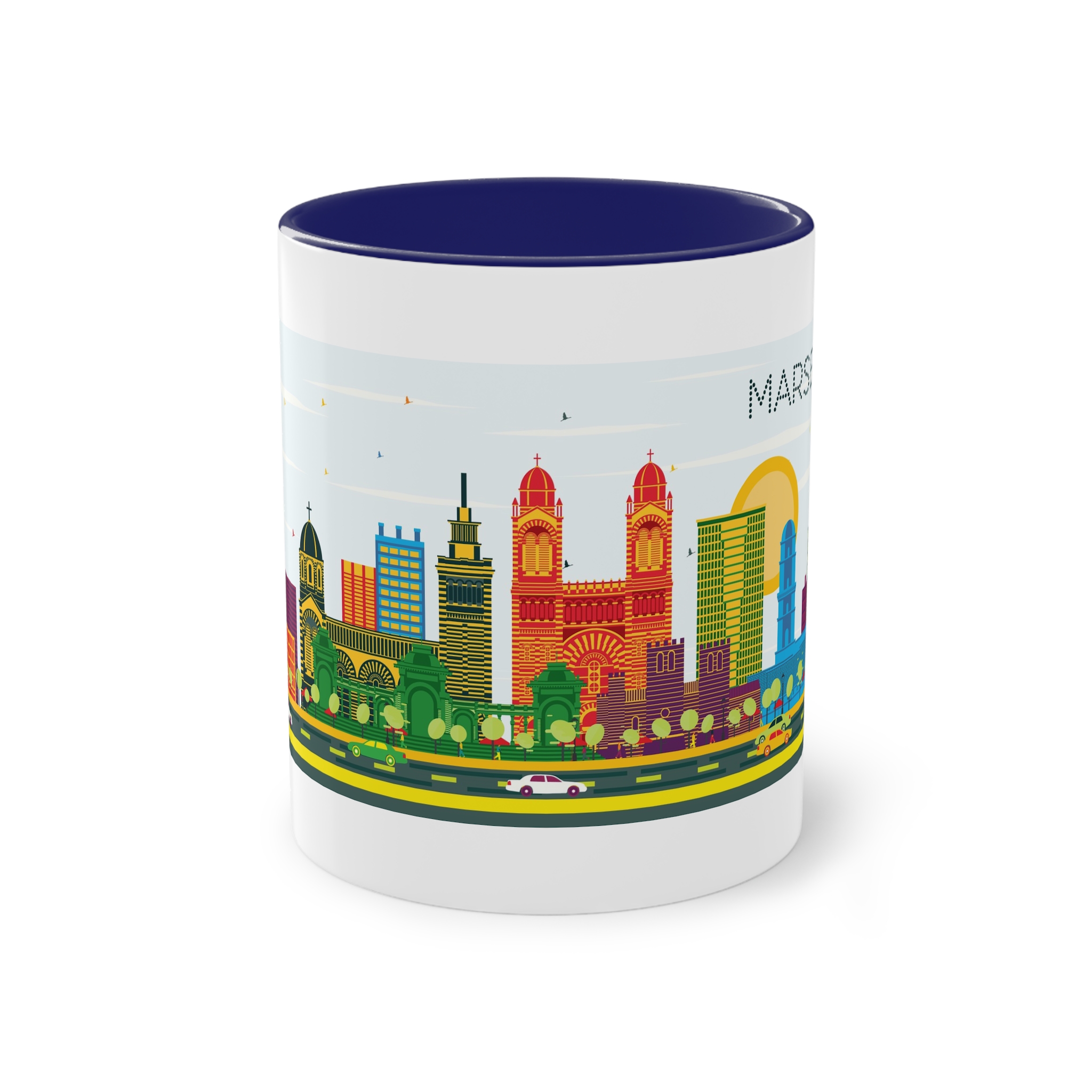 Marseille Color Two Tone Coffee Mug 11oz - Image 41