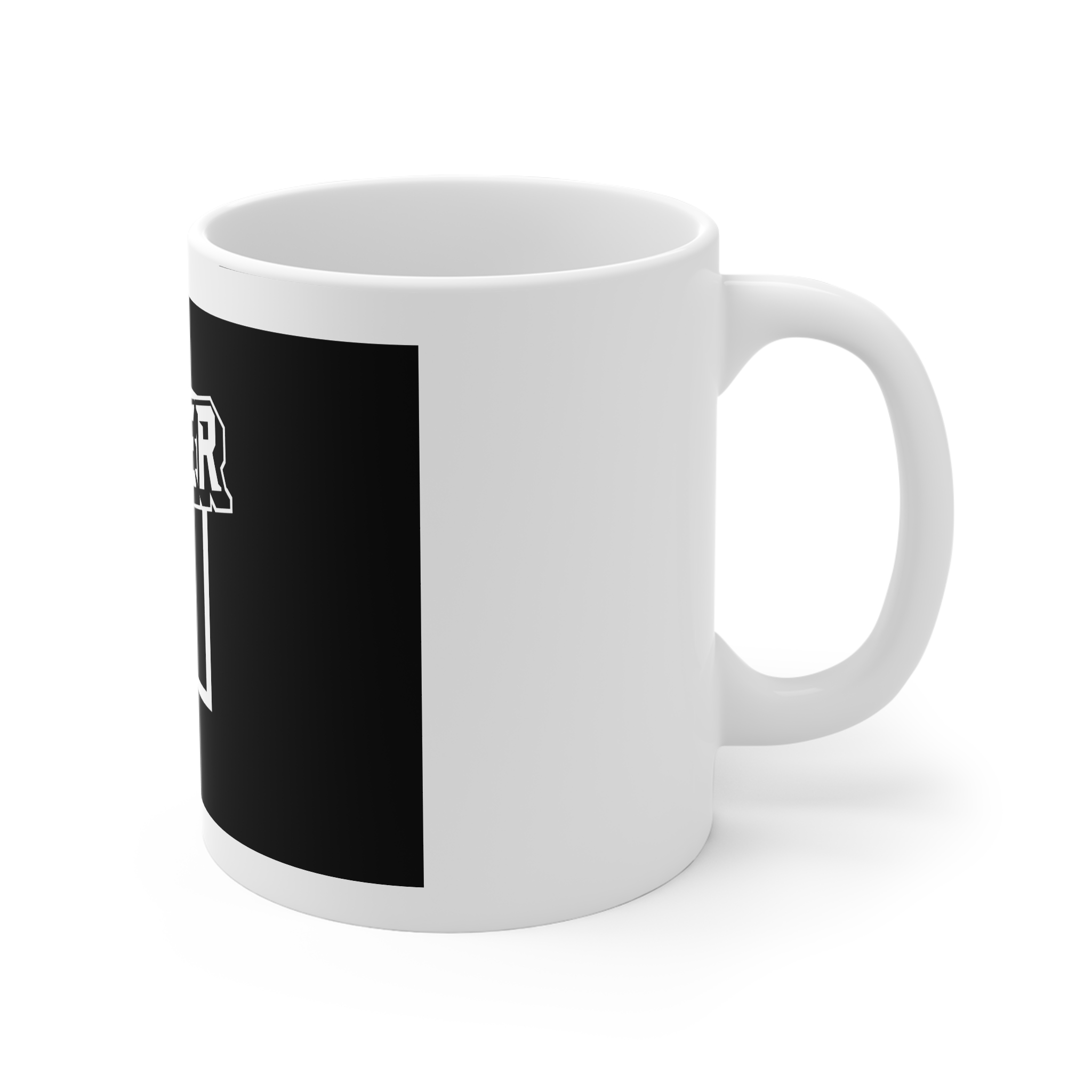 Never Give Up Copia 11oz White Mug - Image 3