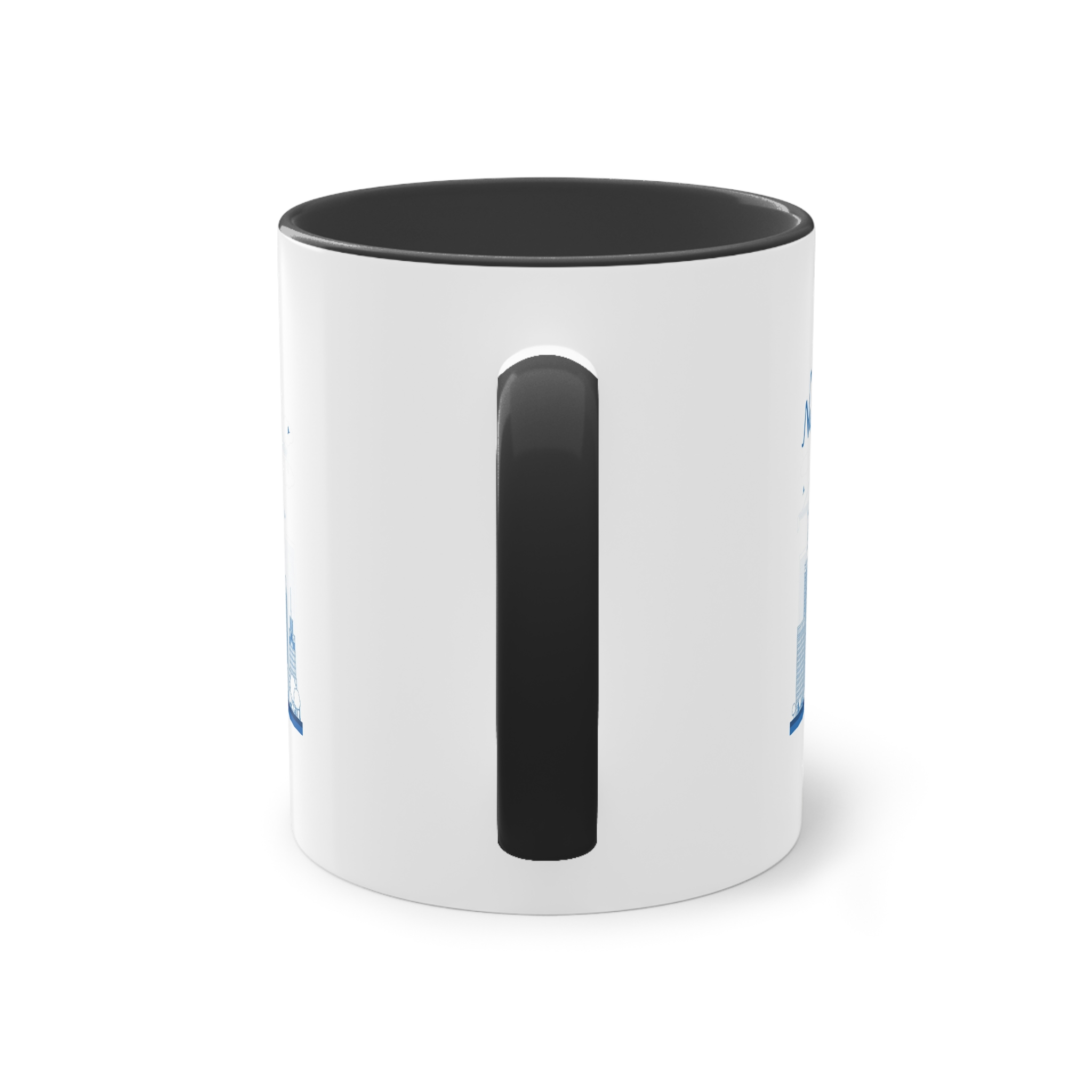 New York New Outline Two Tone Coffee Mug 11oz - Image 10